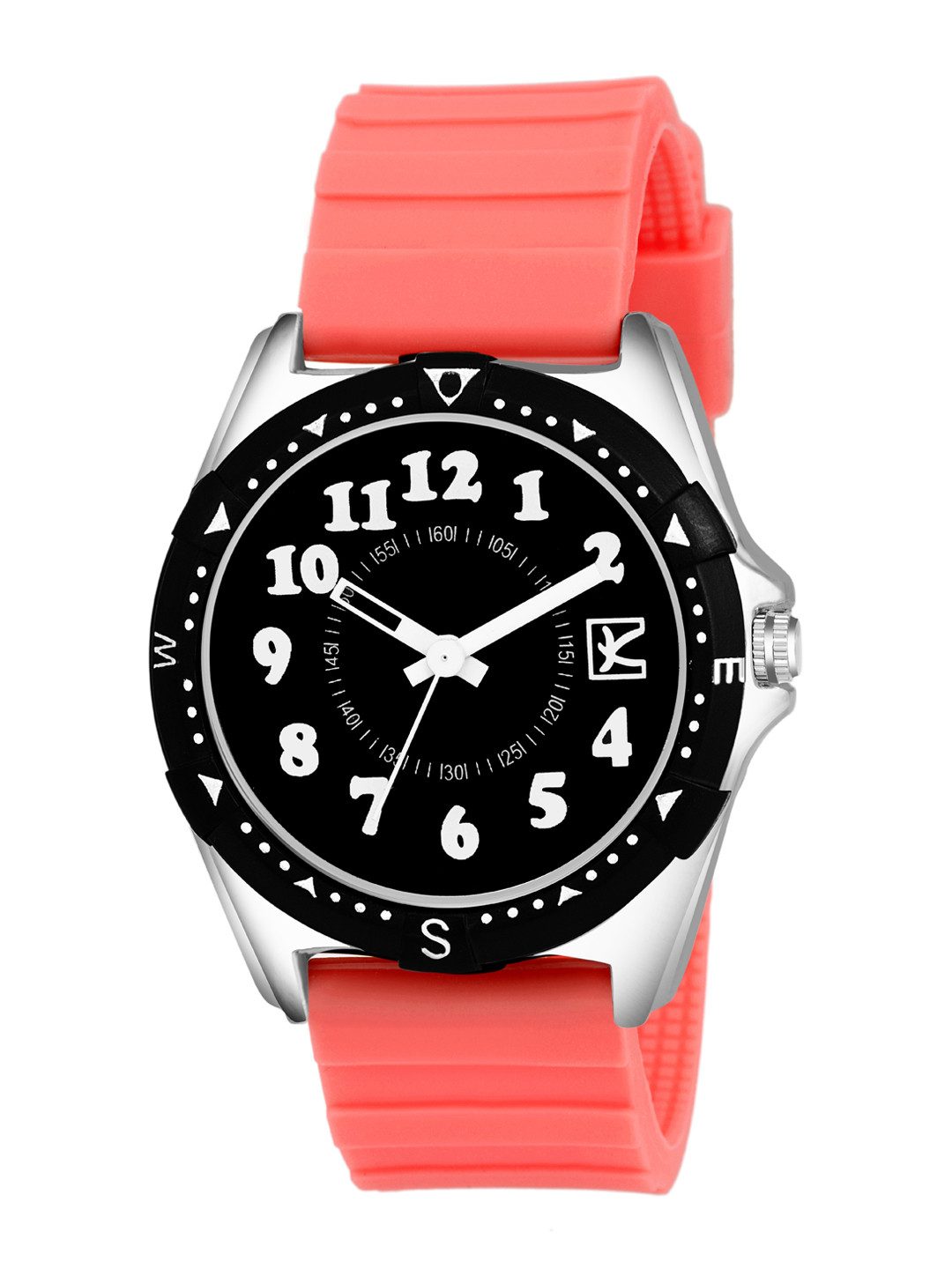 Kool Kidz Unisex Kids Multicoloured Dial & Red Straps Analogue Watch KOOL KIDZ DMK 044N RD