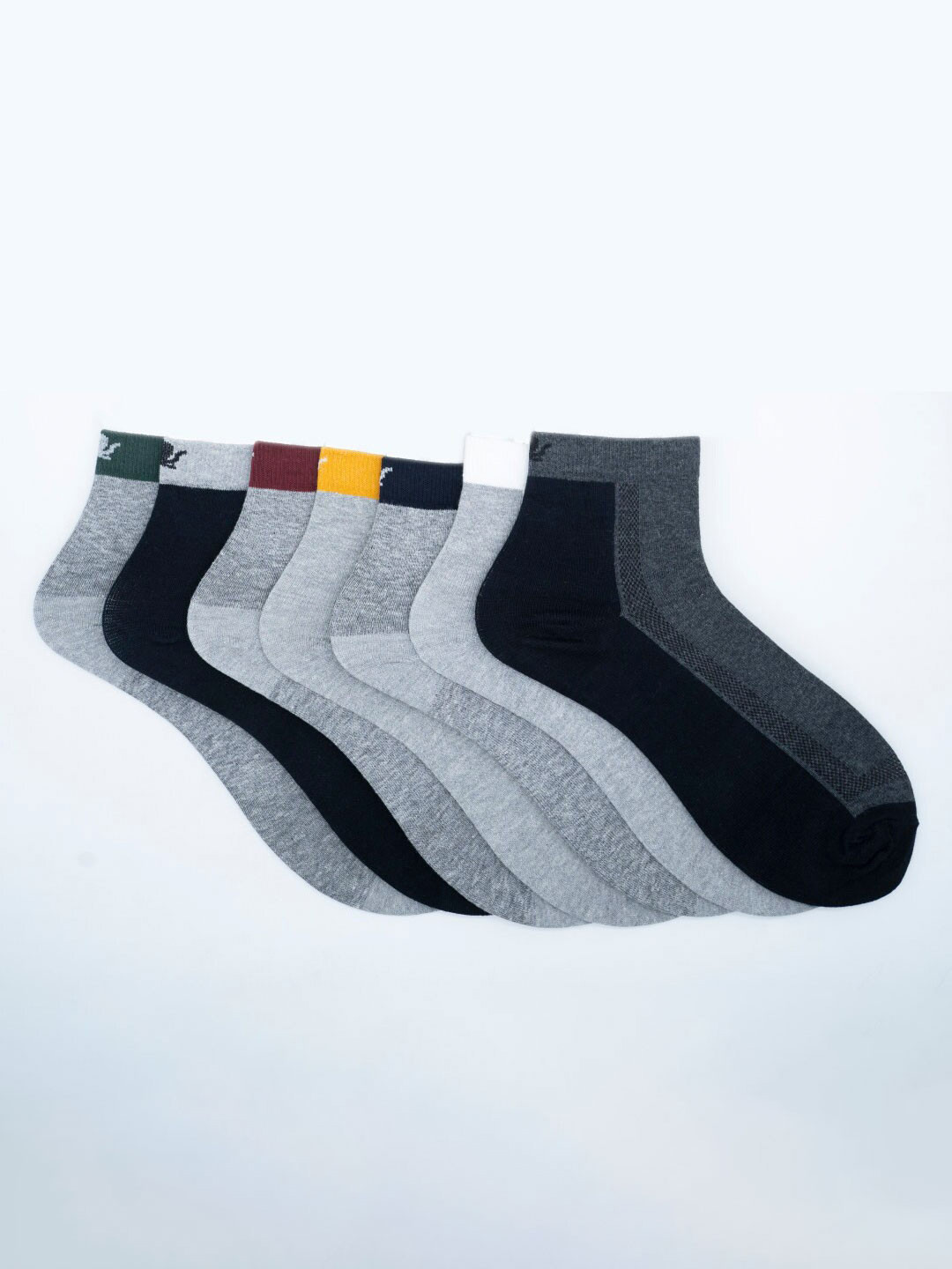 Soxytoes Adults Unisex Pack of 7 Assorted Cotton Ankle Length Socks