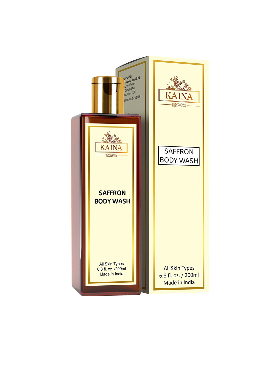 Kaina skincare Saffron Body Wash - 200 ml