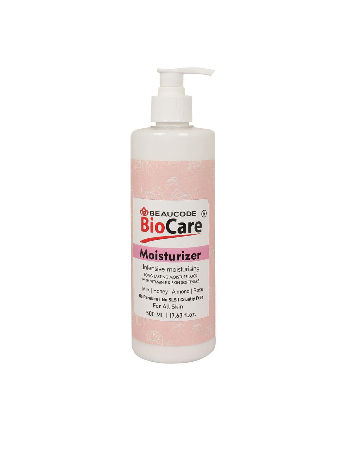 BEAUCODE BIOCARE Face & Body Moisturiser with Vitamin E & Skin Softeners - 500ml