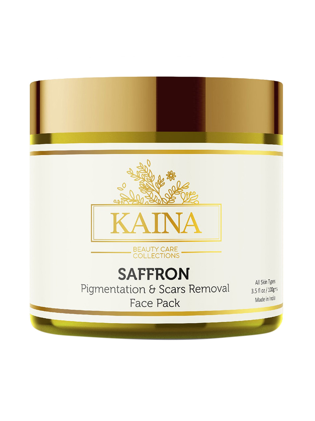 Kaina skincare Saffron Pigmentation & Scar Removal Face Pack - 100 g