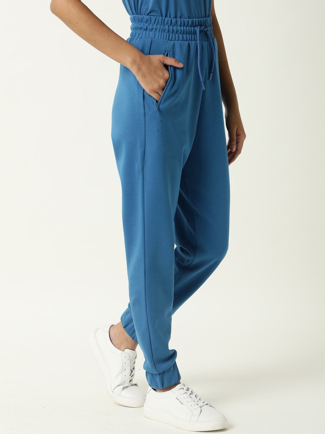 ARTICALE Women Petrol Blue Solid Joggers