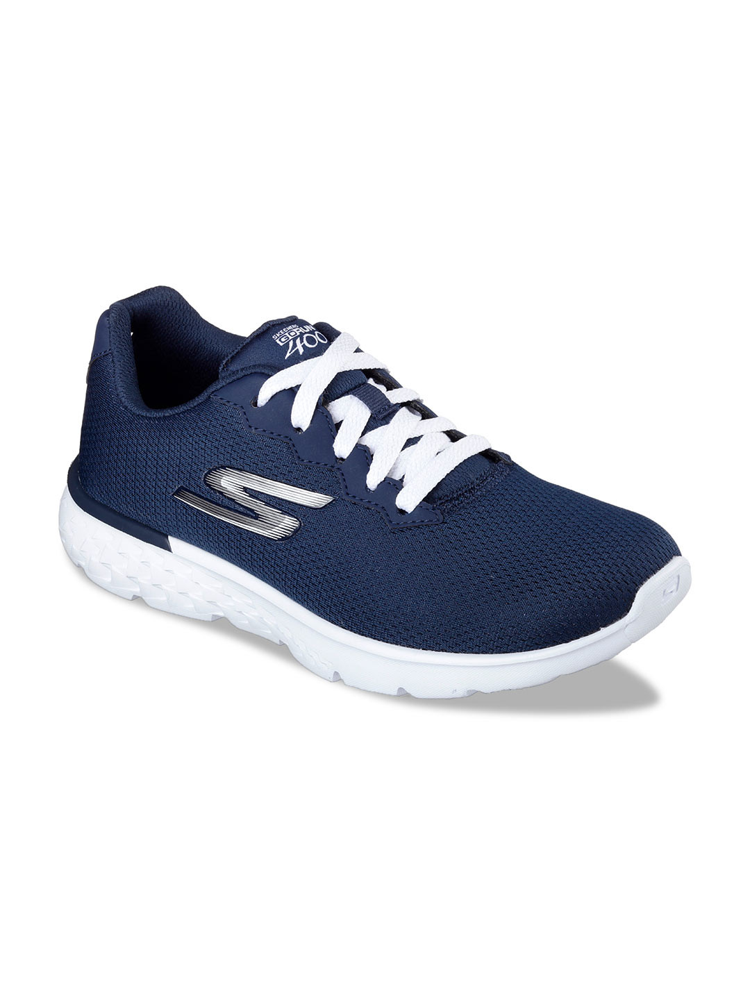 Skechers Women Navy Blue GO RUN 400 - ACTION Running Non-Marking Shoes