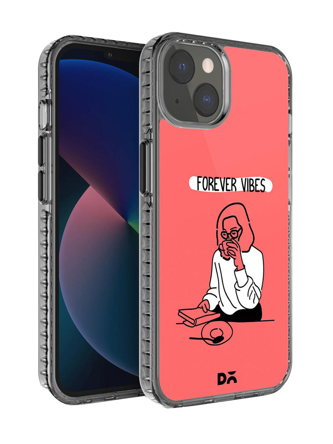 DailyObjects Peach Printed Stride 2.0 iPhone 13 Back Case