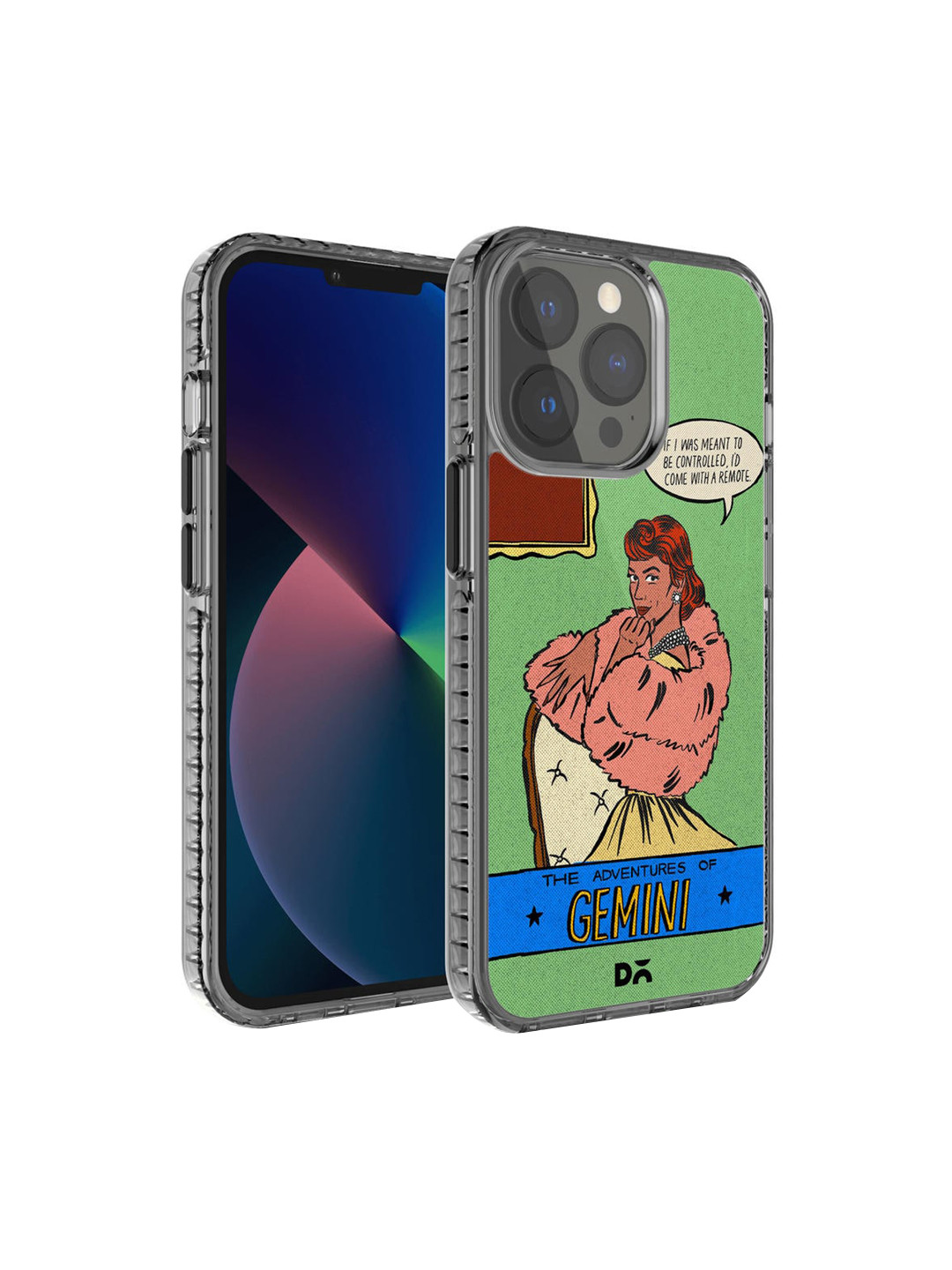 DailyObjects Blue & Green Gemini Stride 2.0  iPhone 13 Pro Back Case