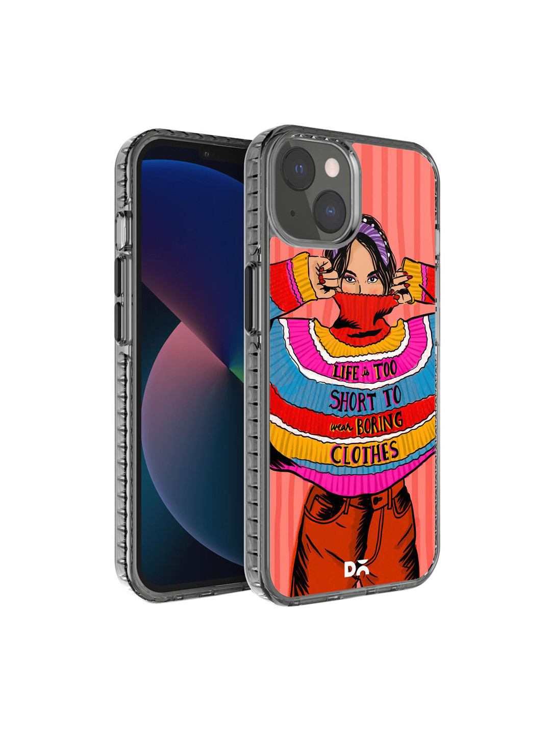 DailyObjects Colourblock Jumper iPhone 13 Stride 2.0 Case Cover