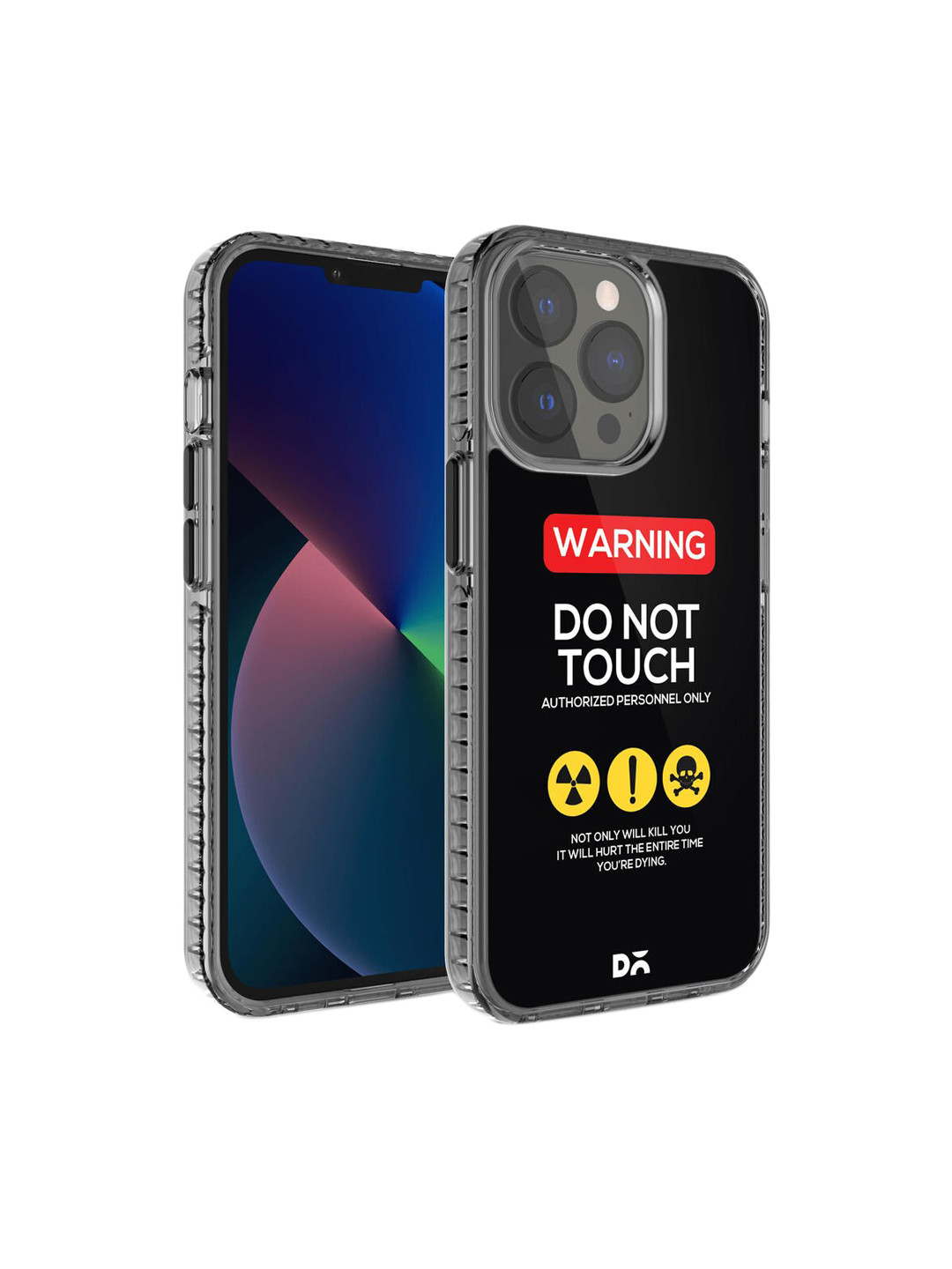 DailyObjects Black & Yellow Printed Quirky Sustainable Apple iPhone 13 Pro Max Mobile Back Cover