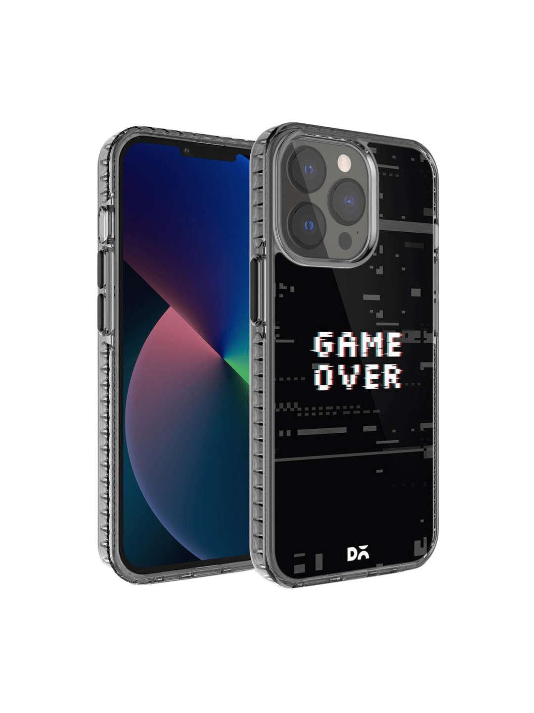DailyObjects Black Printed Game Over iPhone 13 Pro Phone Case