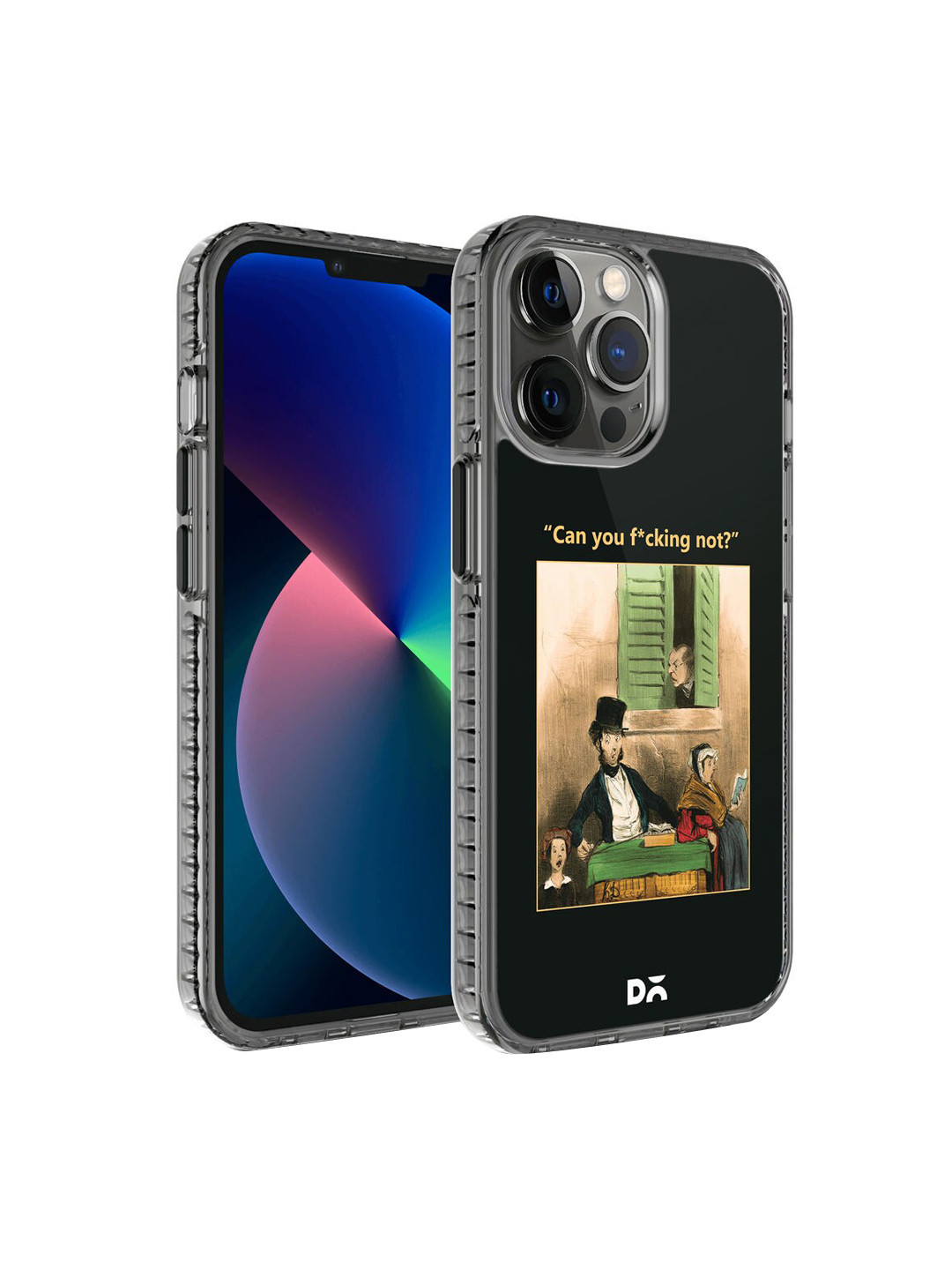 DailyObjects Black & Green Printed iPhone 12 Pro Max Mobile Case