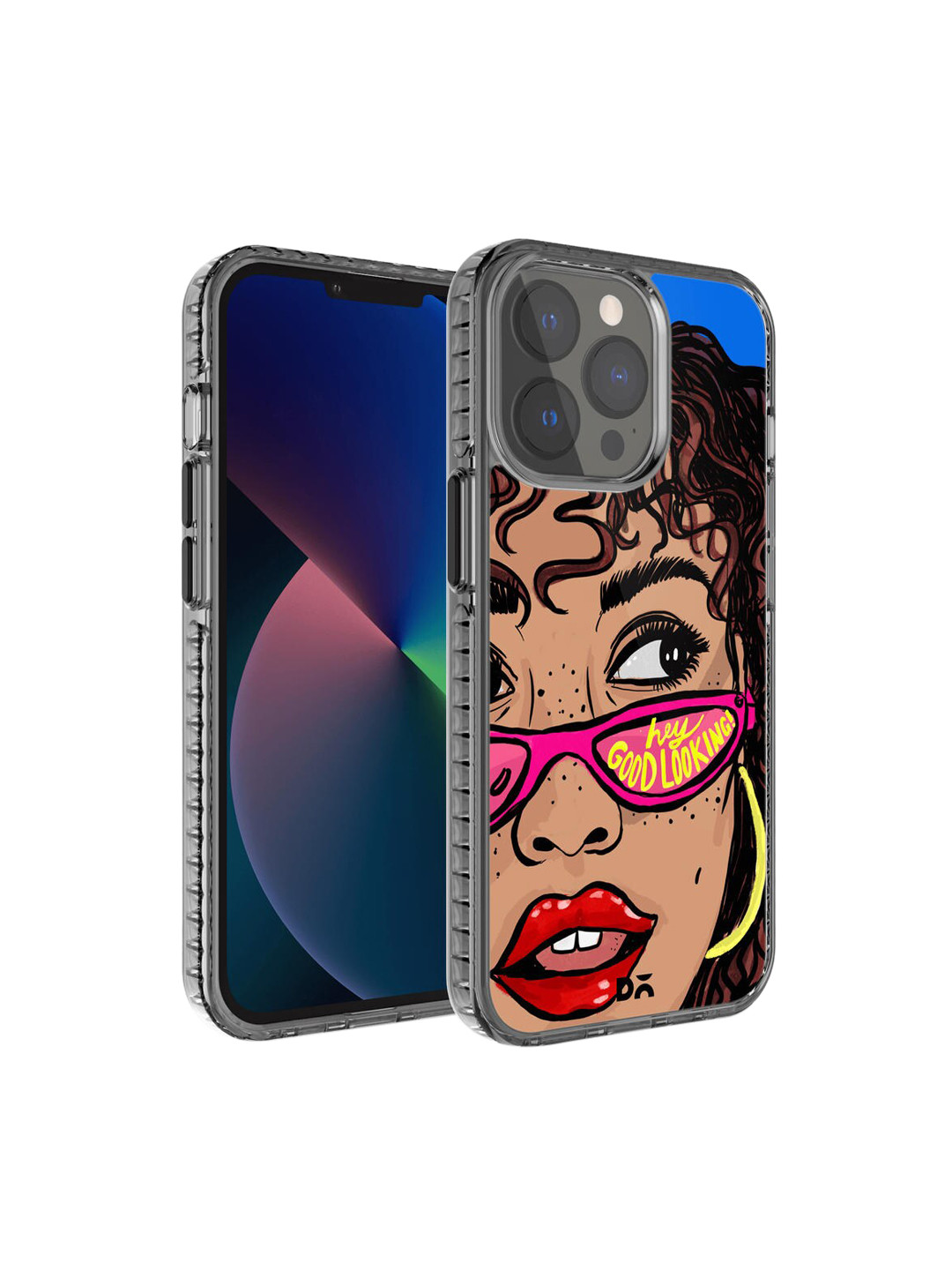 DailyObjects Multi-Coloured Hey Good Looking Printed iPhone 13 Pro Phone Case