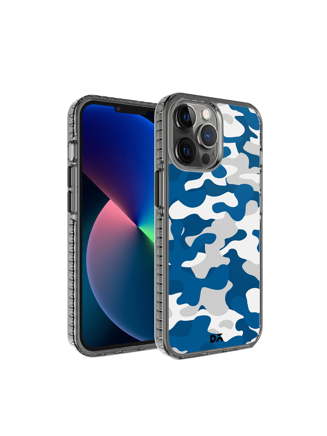 DailyObjects Blue & White Camouflage Blue Stride 2.0 iPhone 12 Phone Case