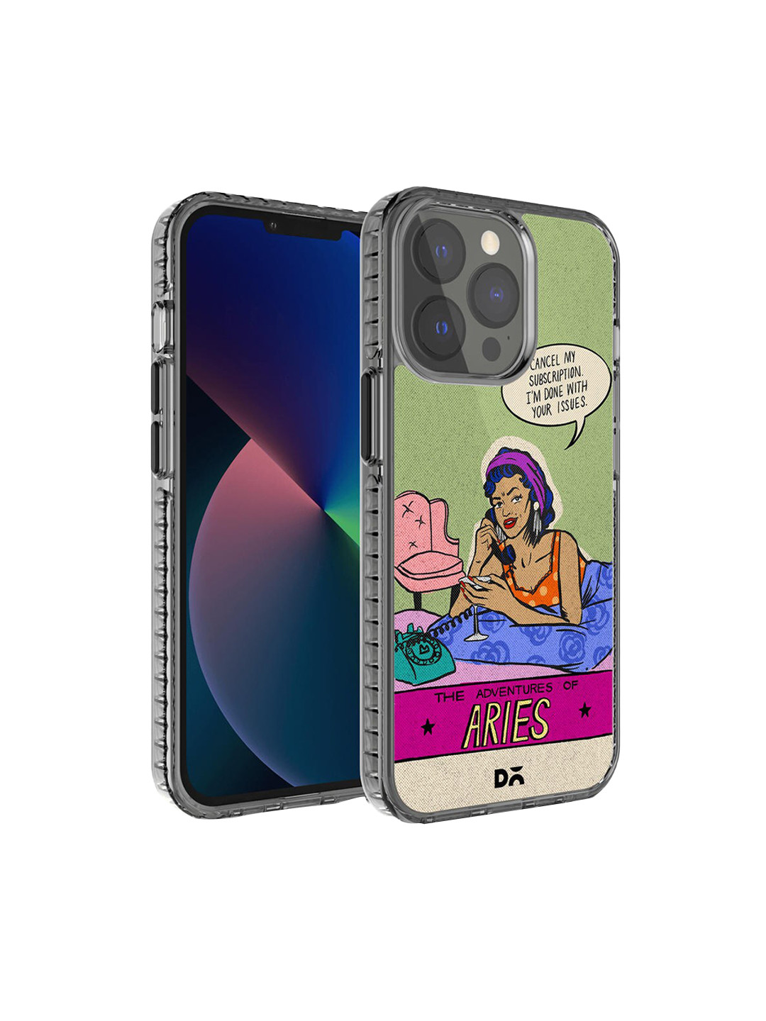 DailyObjects Multi-Coloured Aries Printed iPhone 13 Pro Max Phone Case