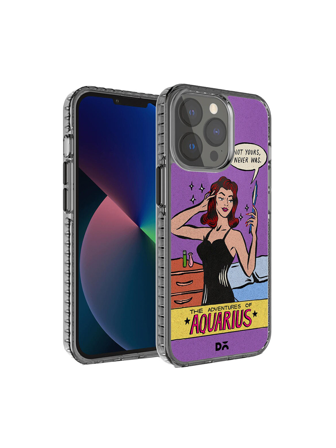DailyObjects Purple Printed iPhone 13 Pro Max Back Case