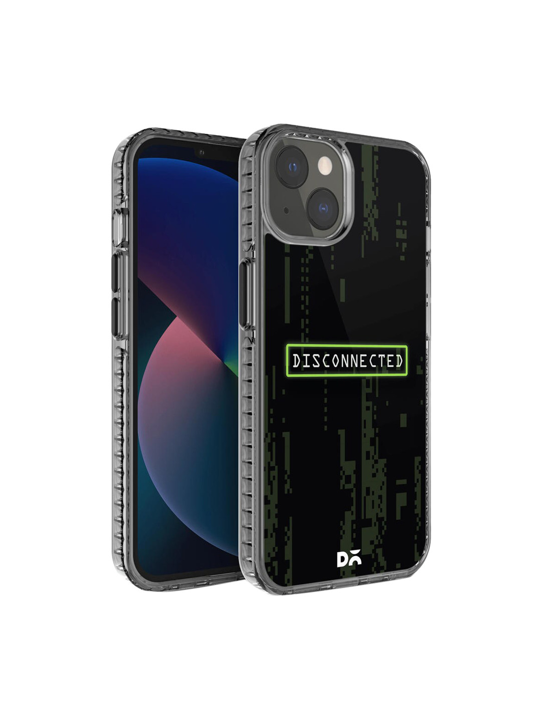 DailyObjects Black Disconnected Printed iPhone 13 Back Case