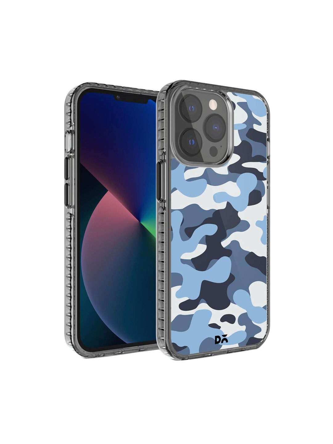 DailyObjects Blue Printed Camouflage Aquatic Stride 2.0 iPhone 13 Pro Phone Case