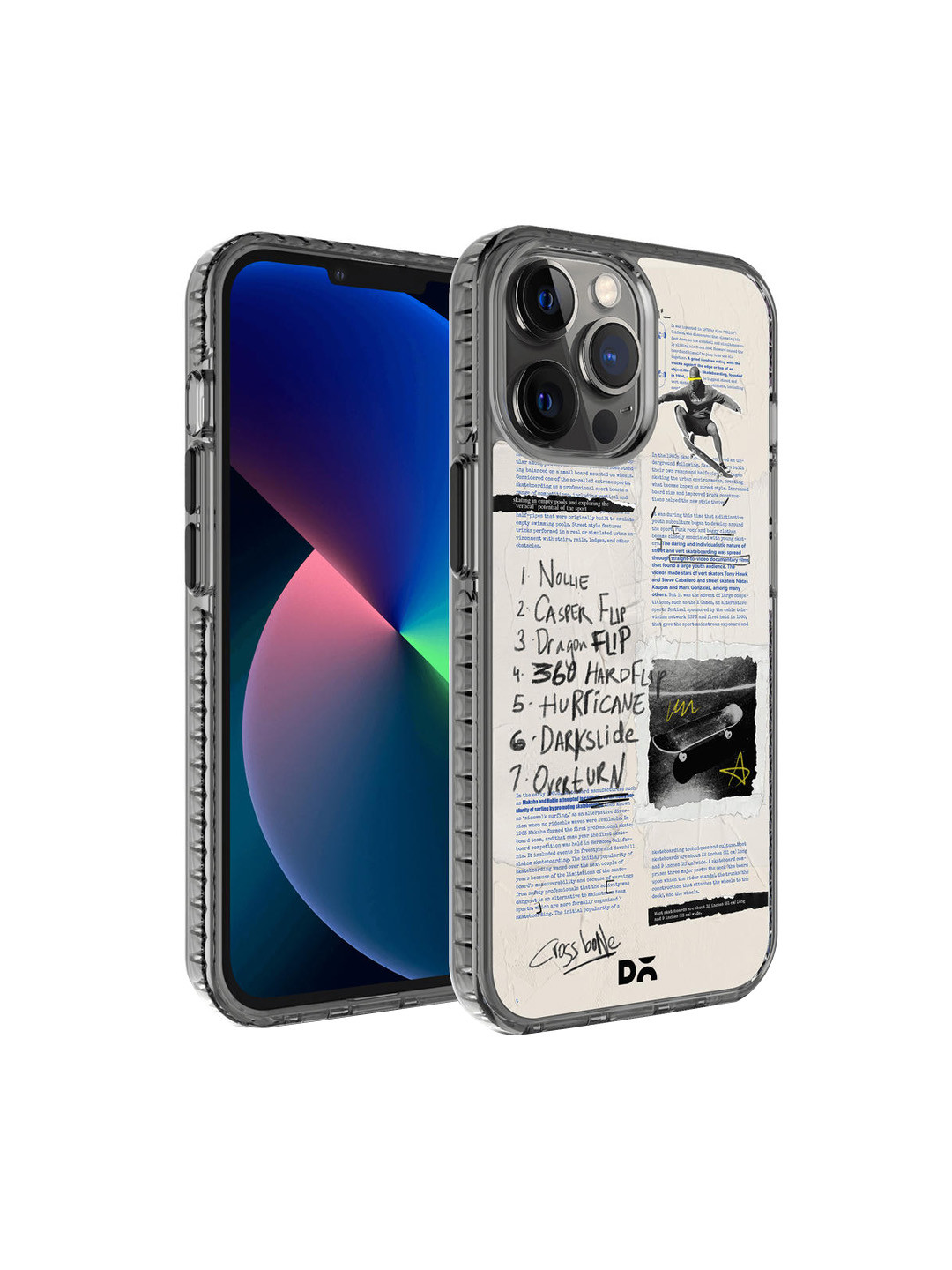 DailyObjects White & Grey Flipster iPhone 12 Pro Max Back Case