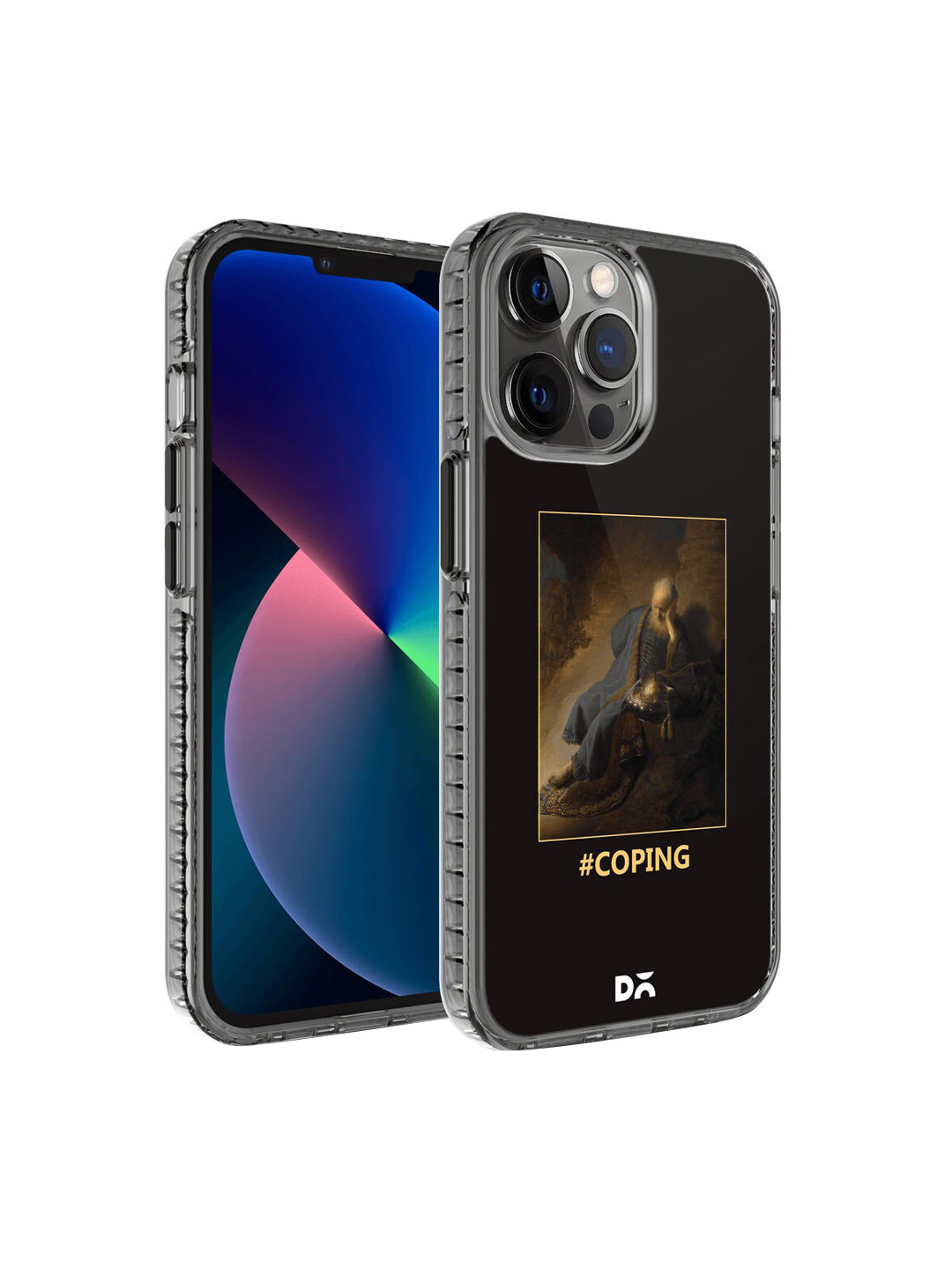 DailyObjects Black & Brown Coping iPhone 12 Pro Max Back Case