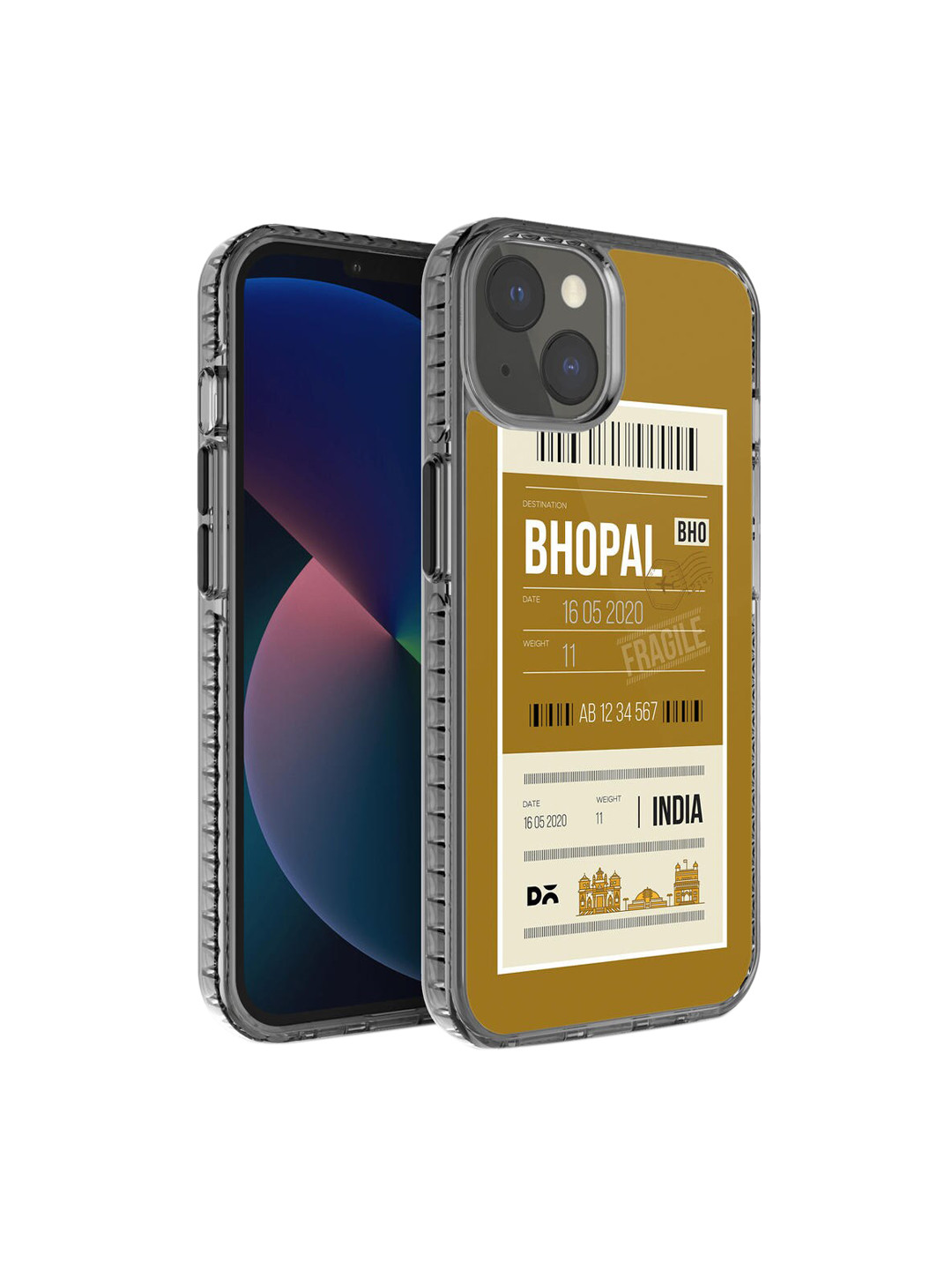 DailyObjects Yellow & White Printed iPhone 13 Phone Case