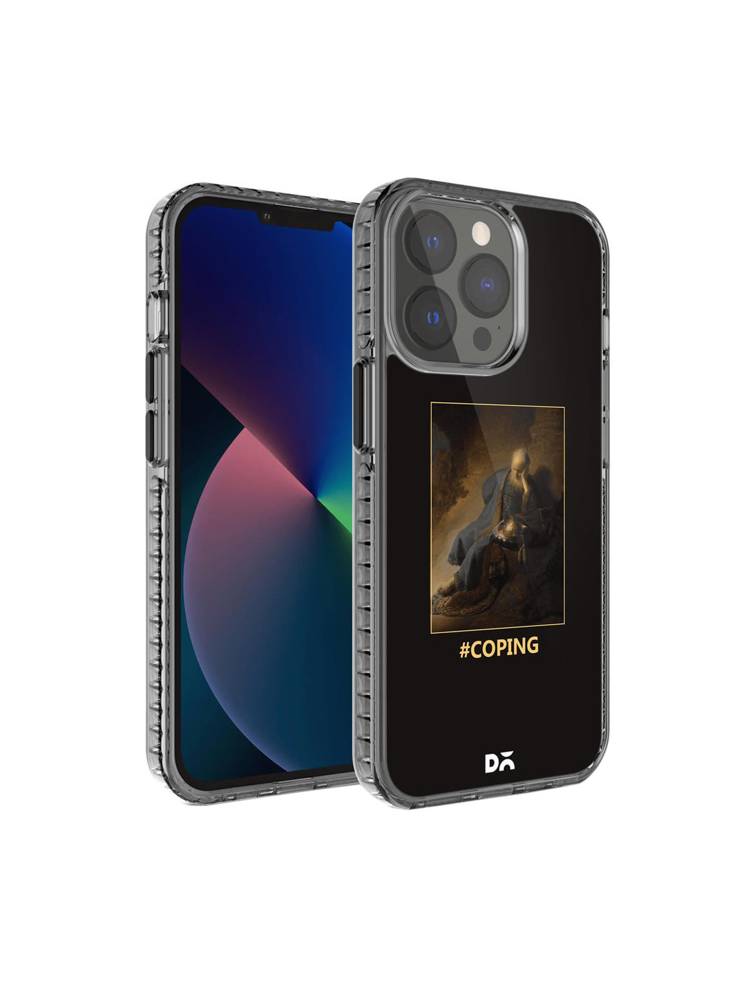 DailyObjects Black & Brown Printed iPhone 13 Pro Max Phone Case