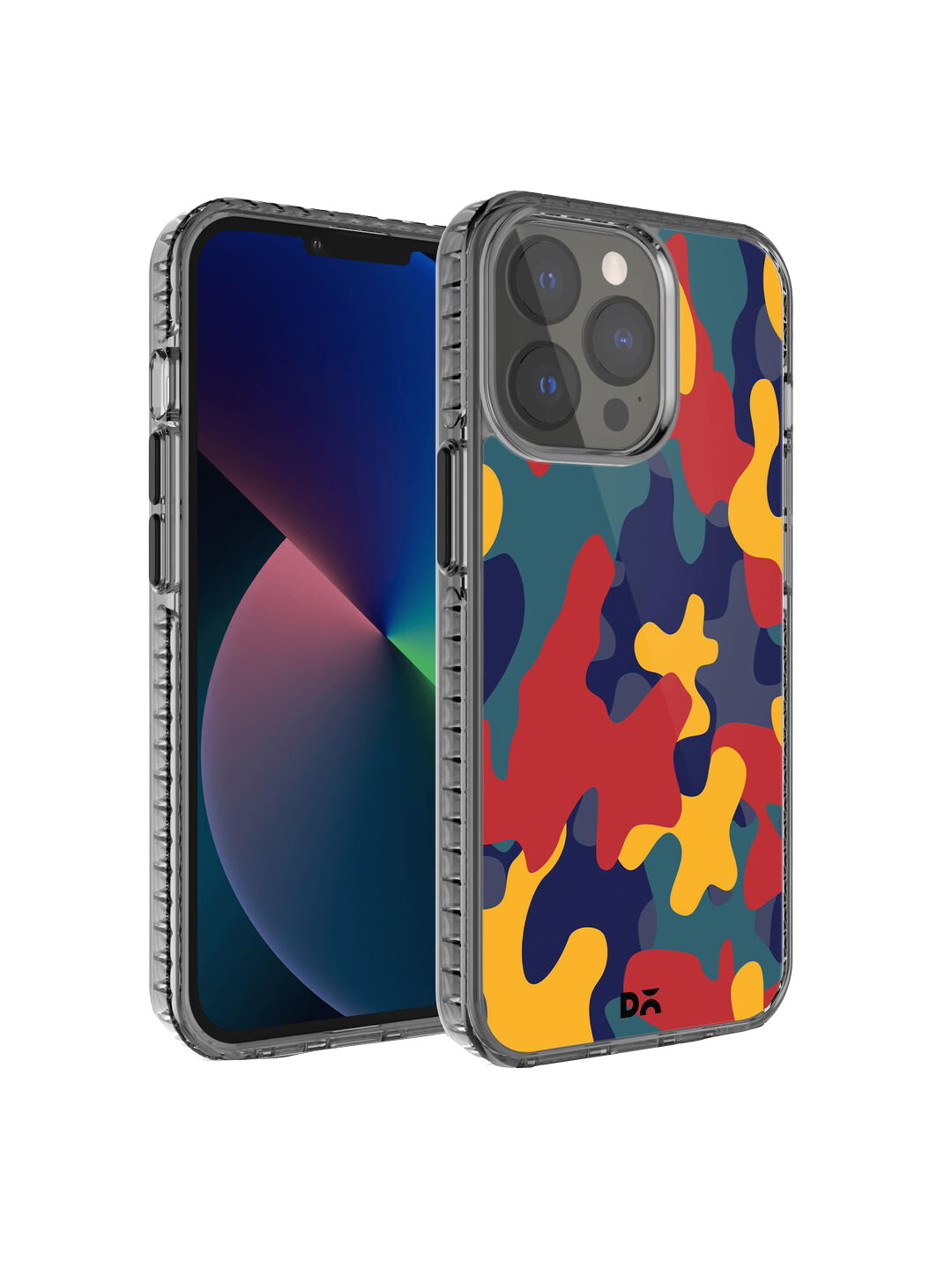 DailyObjects Blue & Red Printed iPhone 13 Pro Phone Case