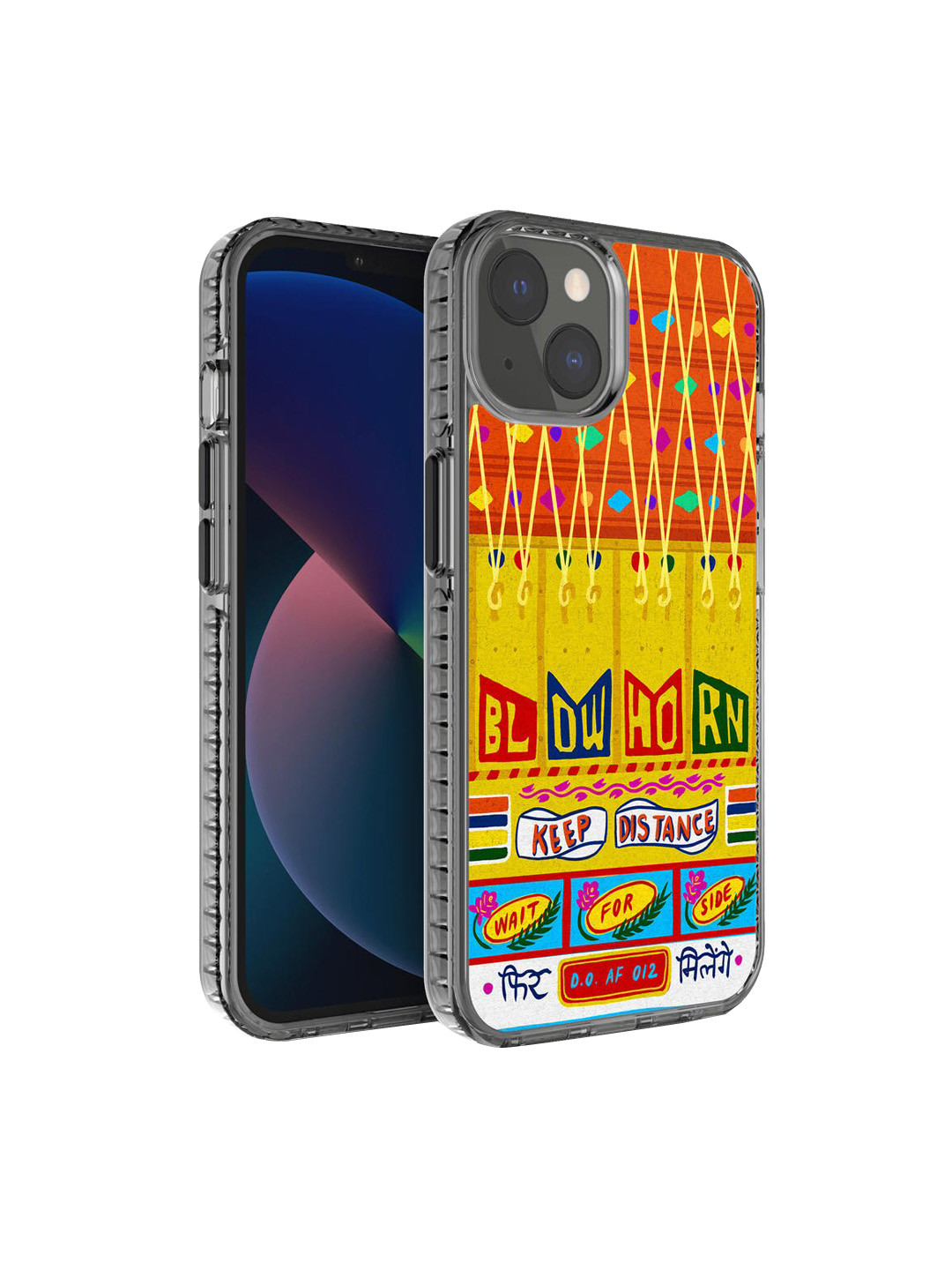 DailyObjects Yellow & Orange Fir Milenge Truckback Stride 2.0 iPhone 13 Back Case