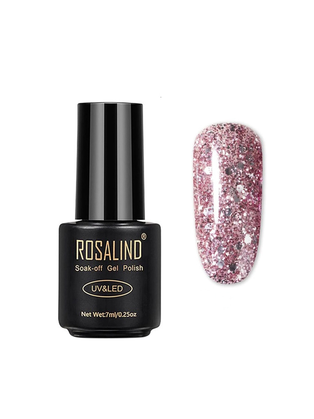 ROSALIND Long Lasting UV LED Soak-Off Gel Nail Polish - Shade W36