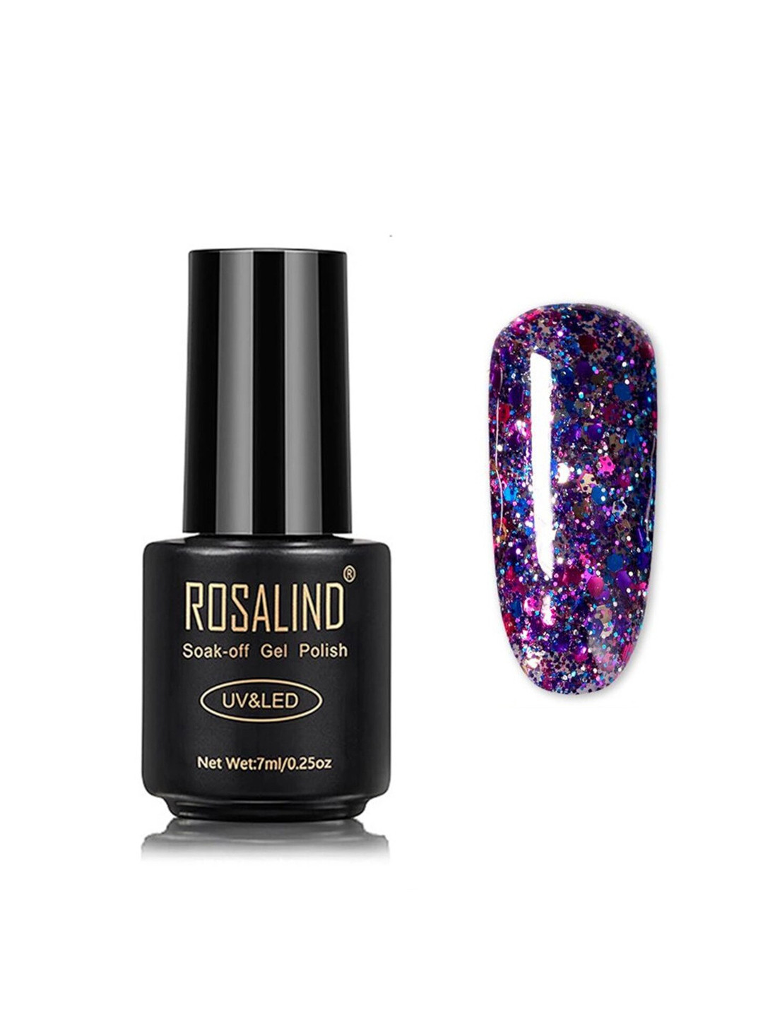 ROSALIND Long Lasting UV LED Soak-Off Gel Nail Polish - Shade W22