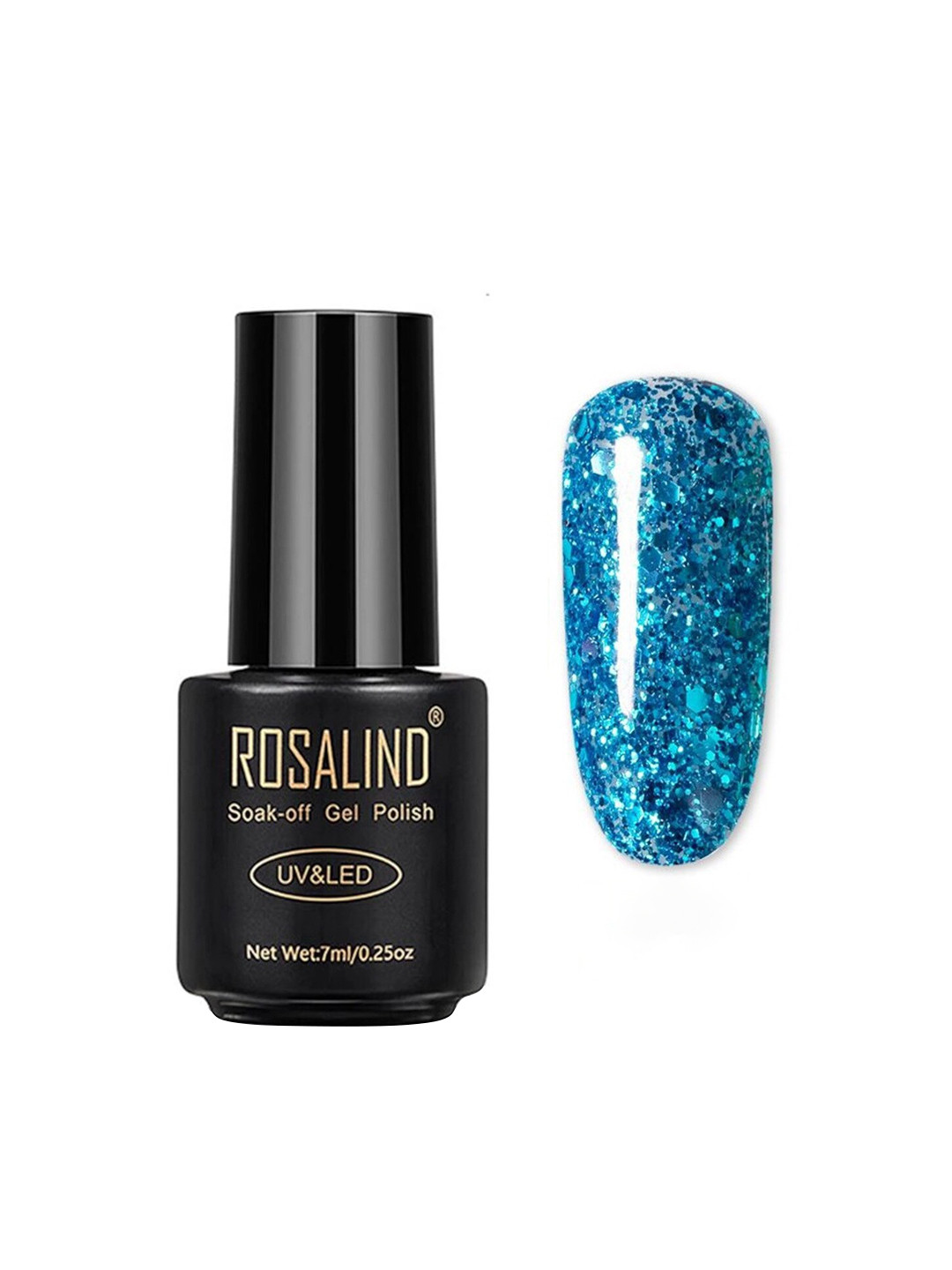 ROSALIND Long Lasting UV LED Soak-Off Gel Nail Polish - Shade W08