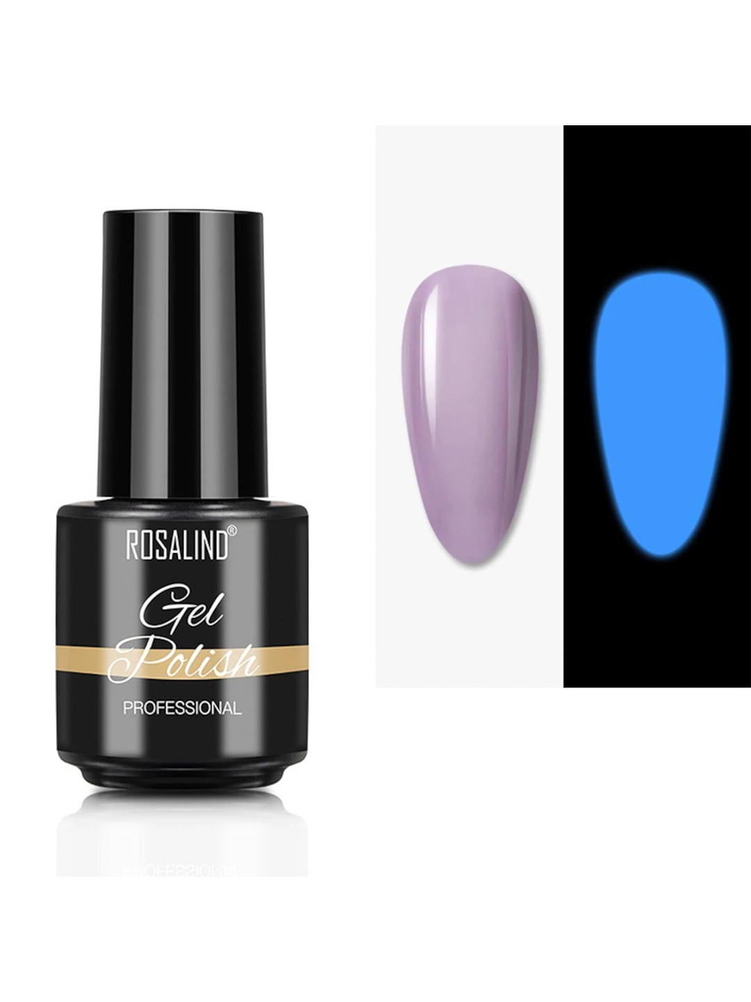 ROSALIND Long Lasting Glow-In-The-Dark UV LED Soak-Off Gel Nail Polish - Shade B073