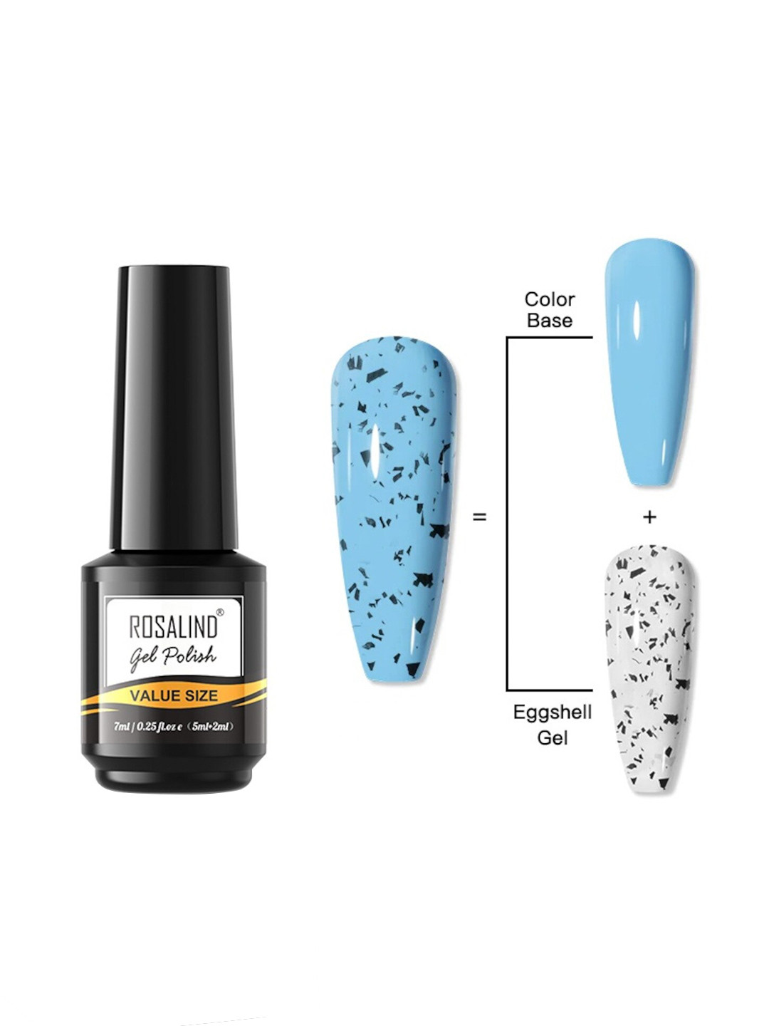 ROSALIND Long Lasting UV LED Soak-Off Gel Nail Polish - Shade JL151