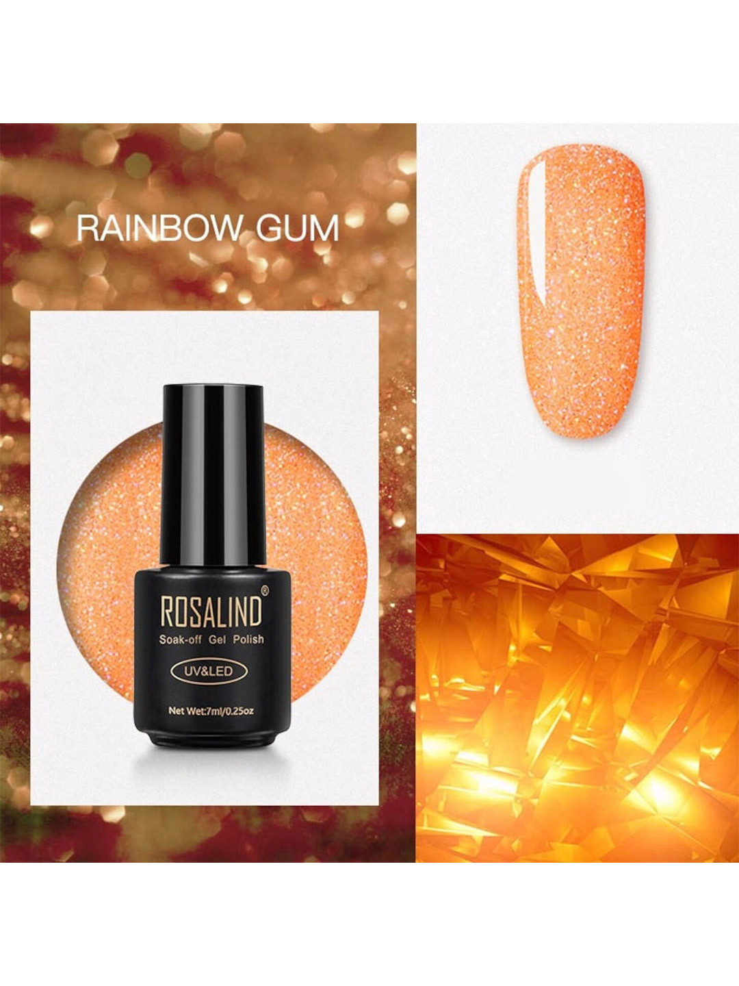ROSALIND Soak-Off UV & LED Gel Nail Polish 7 ml - R17