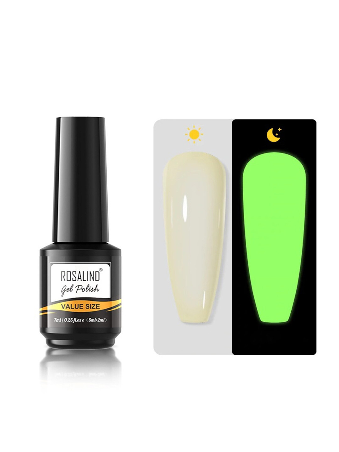 ROSALIND Value Size Luminous Series Long Lasting UV LED Gel Nail Polish - Shade JL141