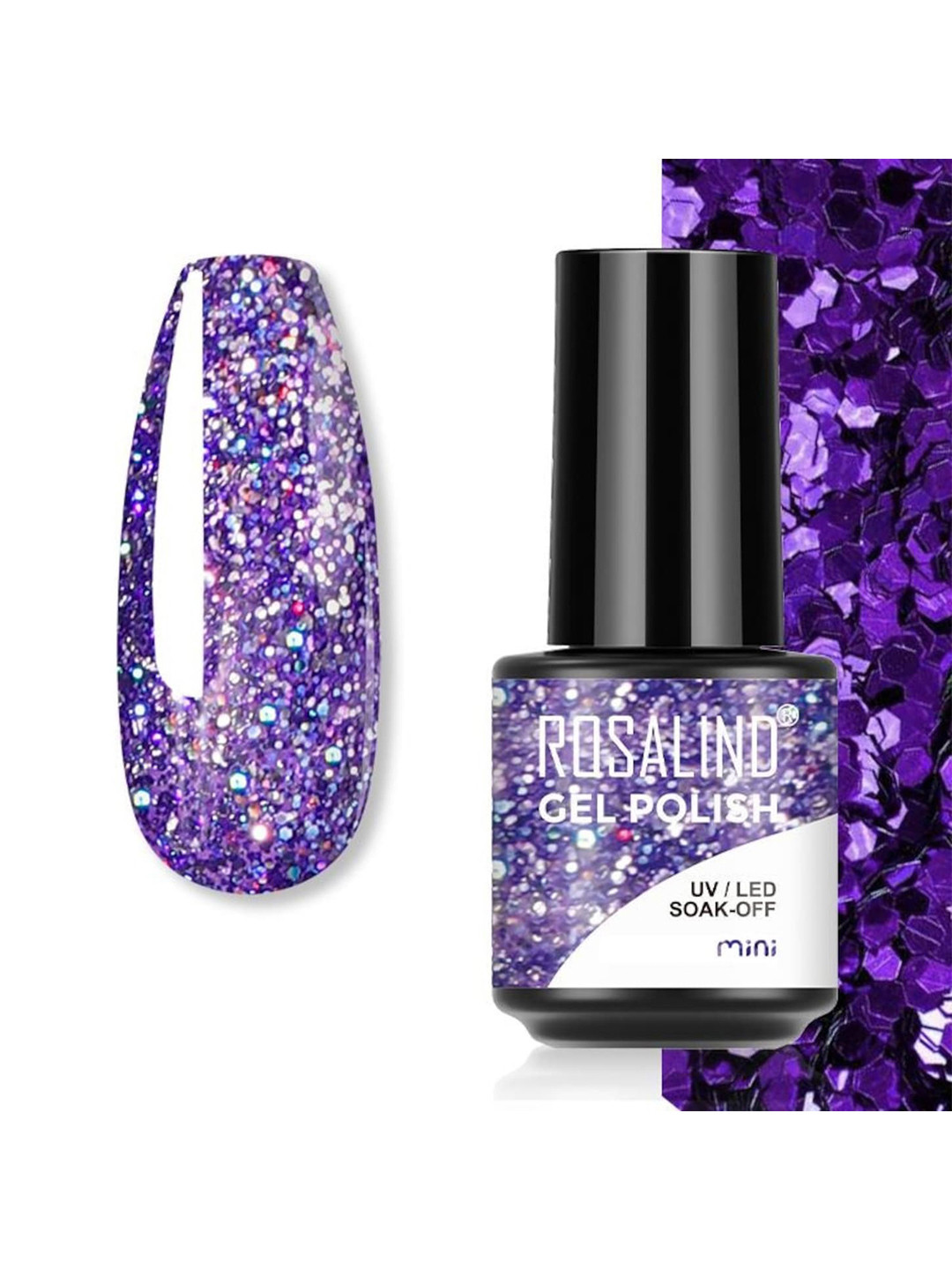 ROSALIND Long Lasting UV LED Soak-Off Gel Nail Polish - Shade S046
