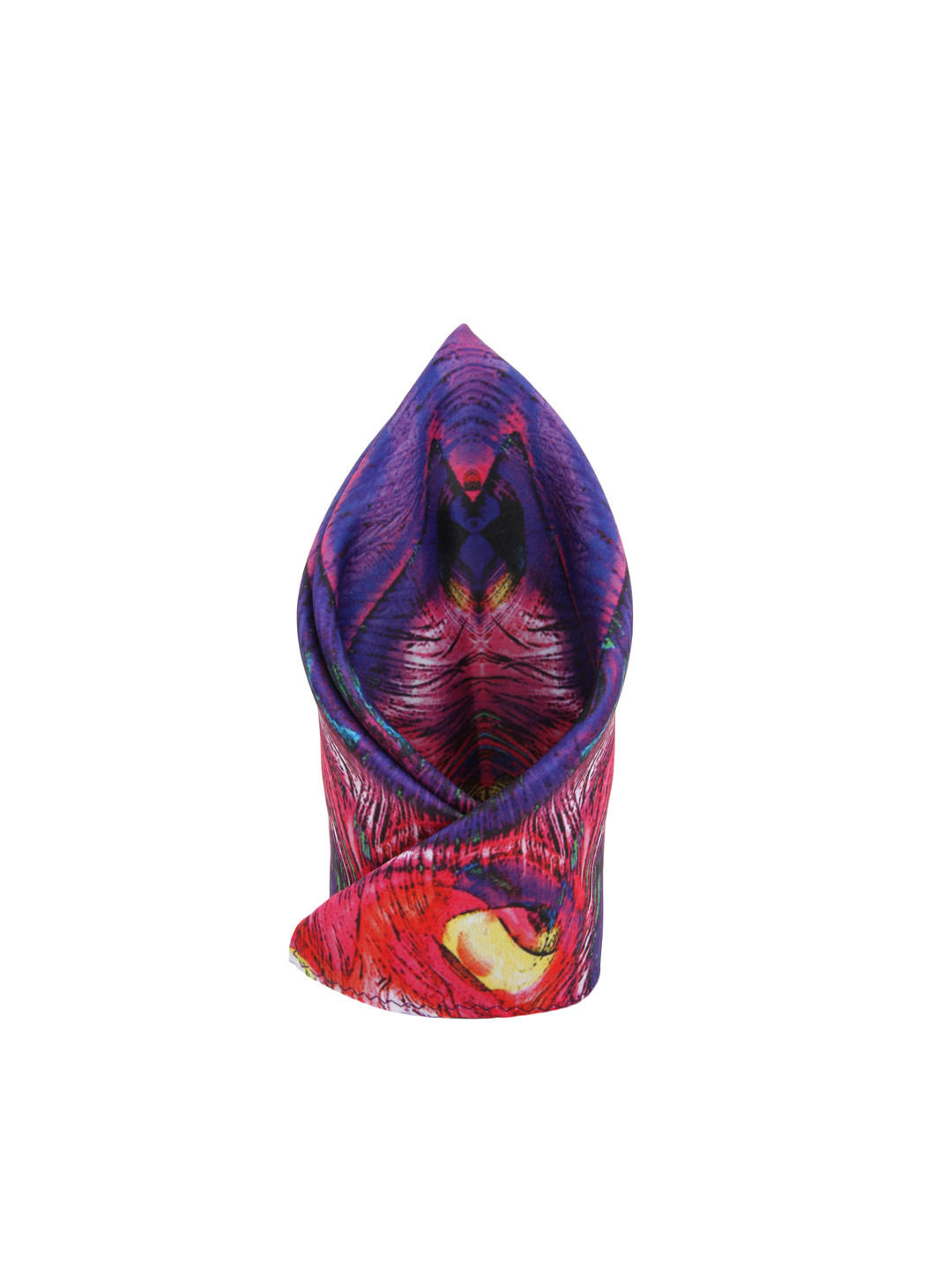 Alvaro Castagnino Purple & Pink Printed Pocket Square