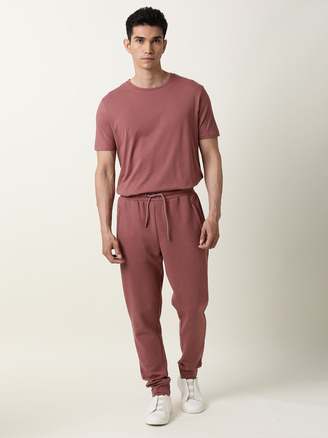 ARTICALE Men Rust Solid Slim-Fit Track Pants