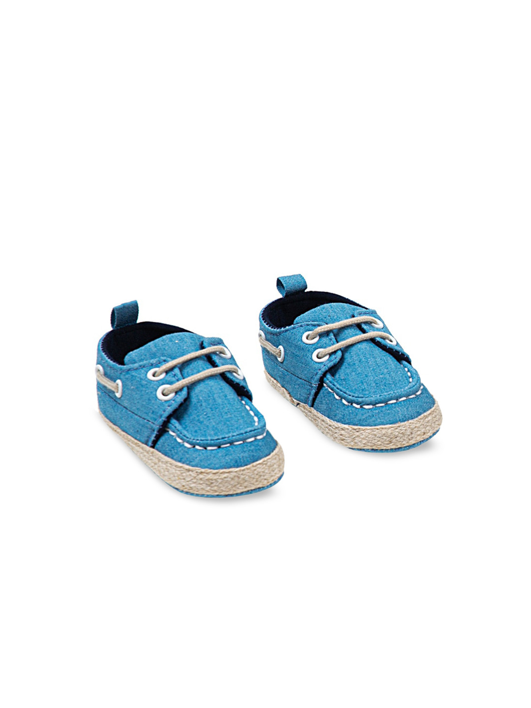 Baby Moo Kids Blue Booties