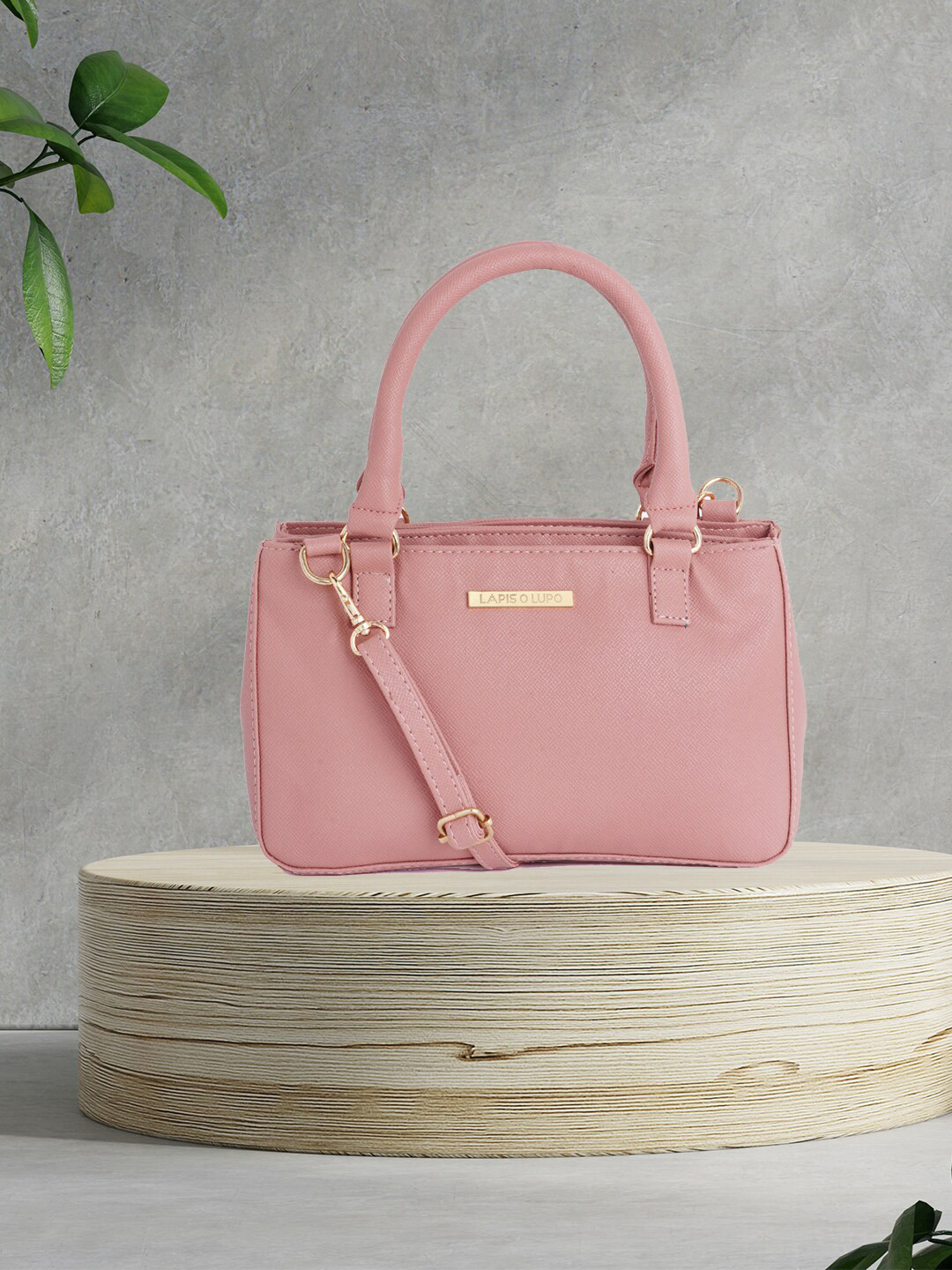 Lapis O Lupo Pink Handheld Bag