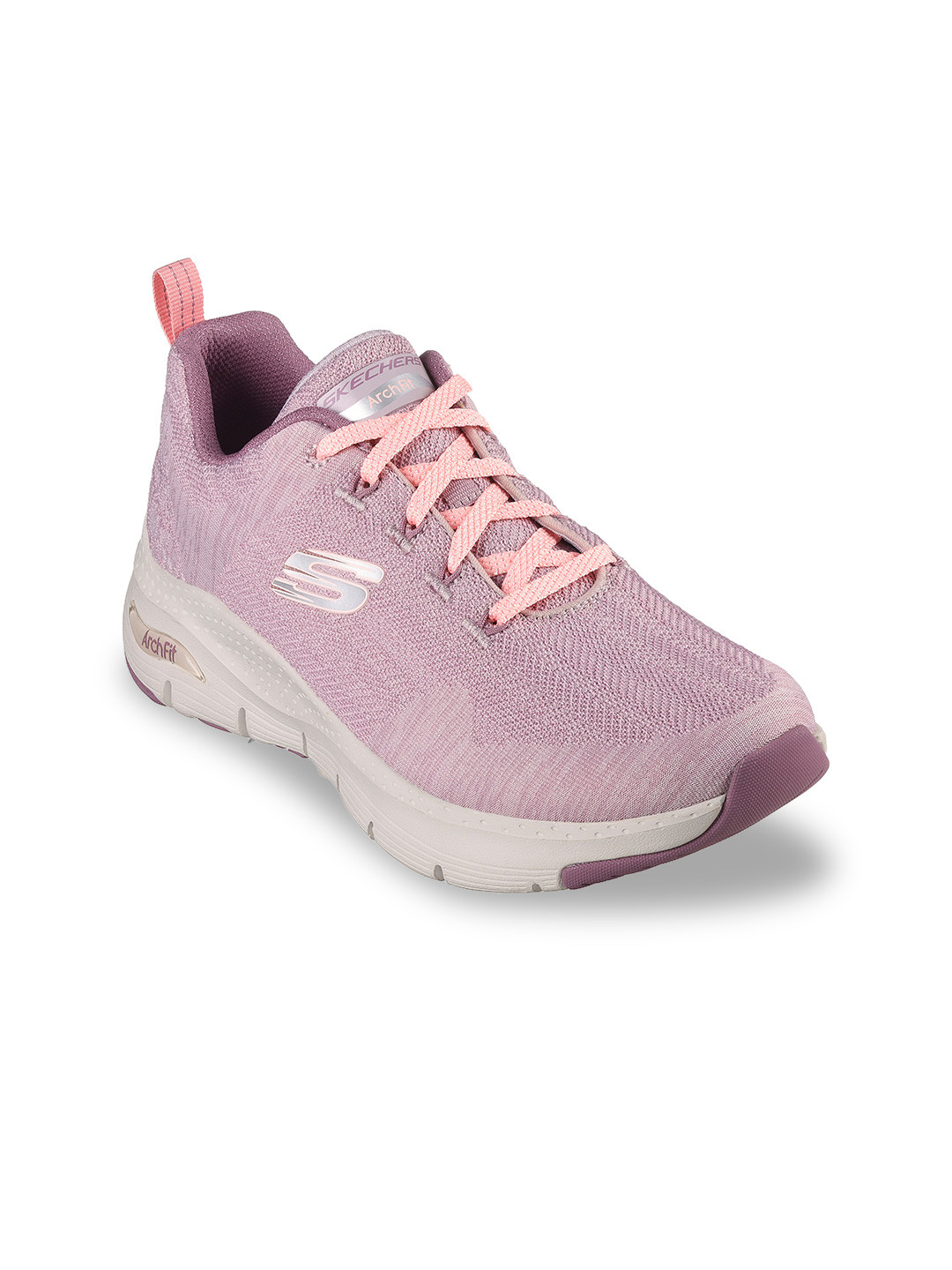 Skechers Women Purple Solid Sneakers