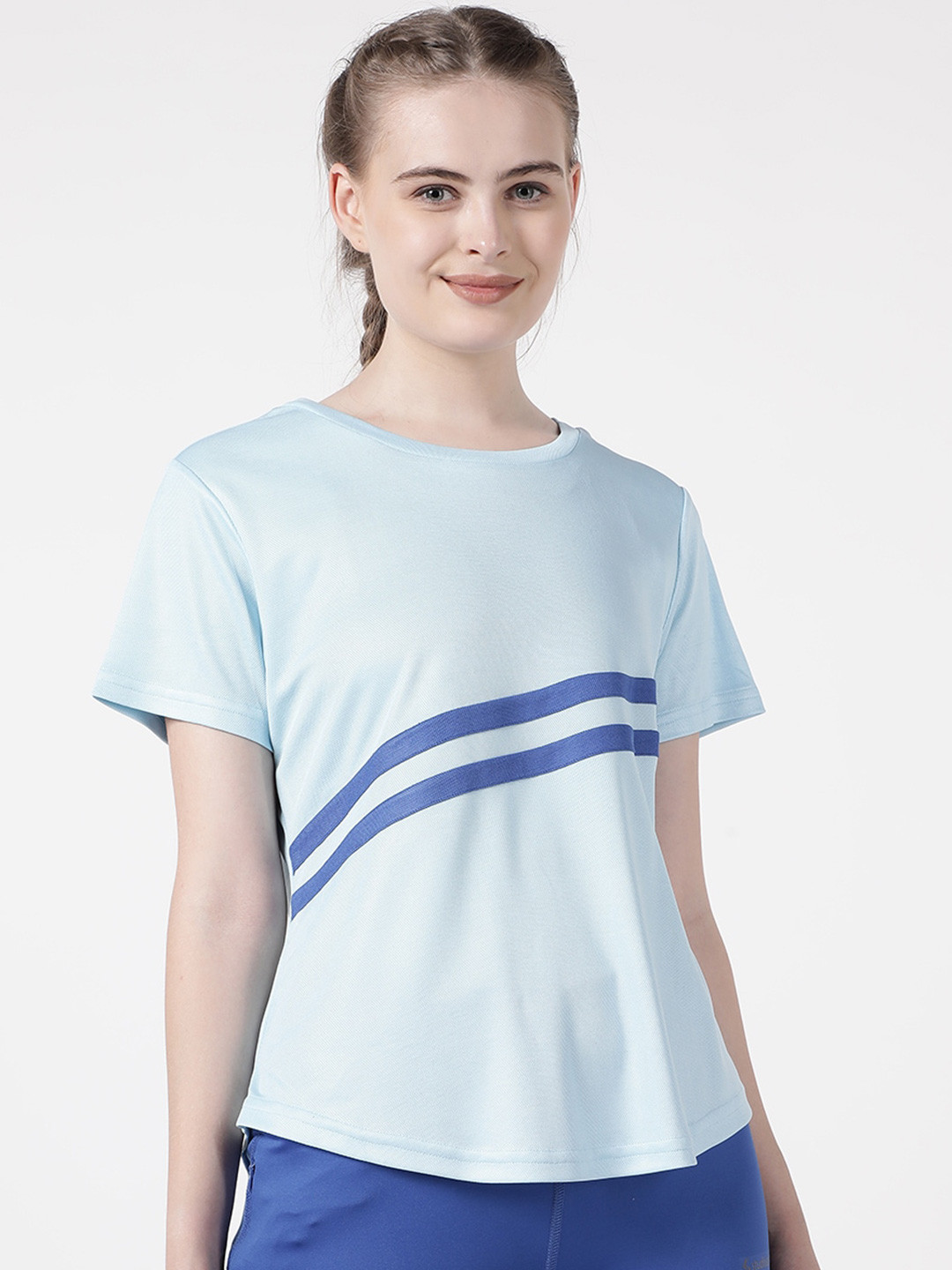 STUDIOACTIV Blue Printed T-shirt