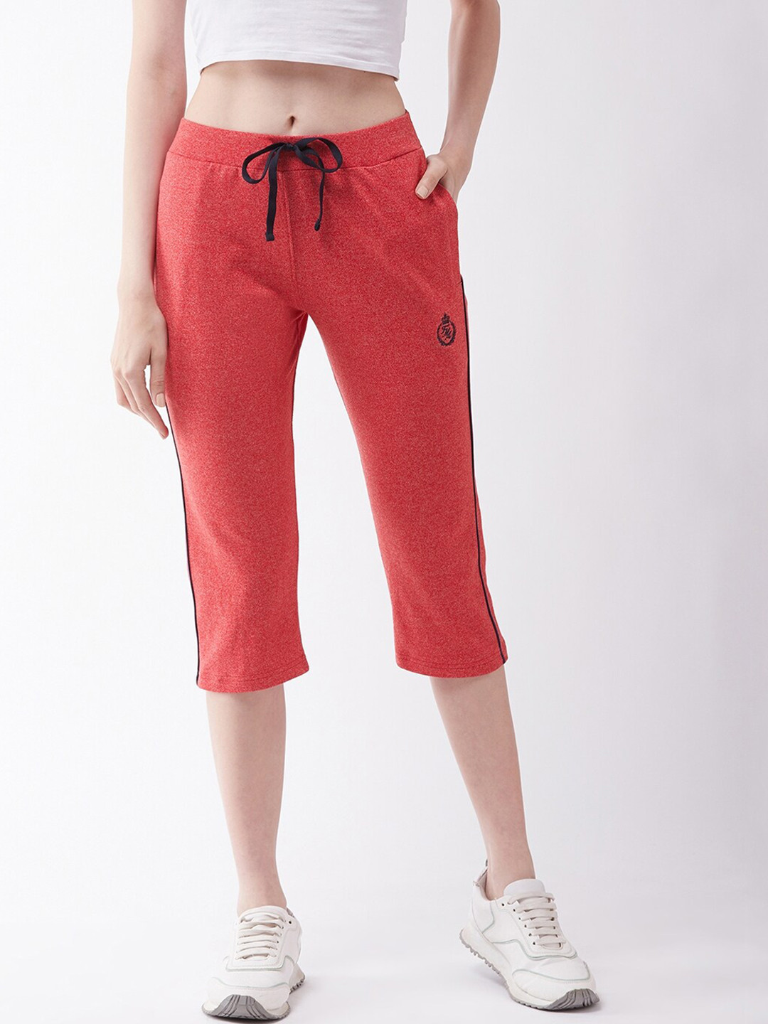 FEMEA Women Red Capris
