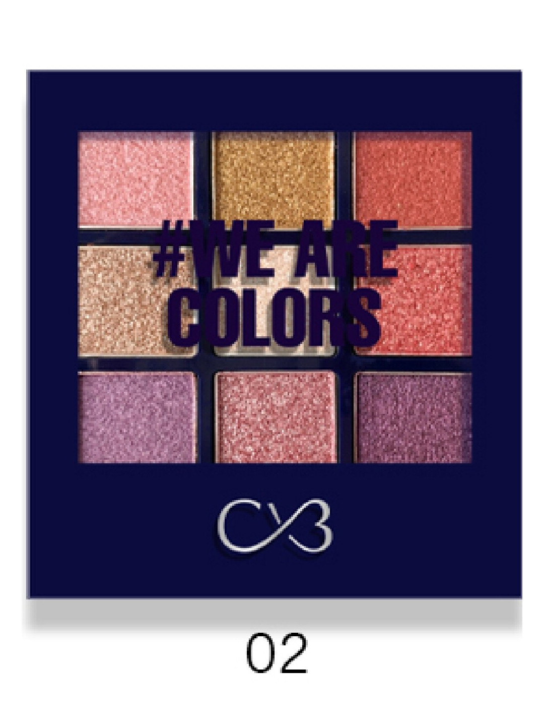 CVB #We Are Colors 9 Color Mousse Eyeshadow 12 g - 02