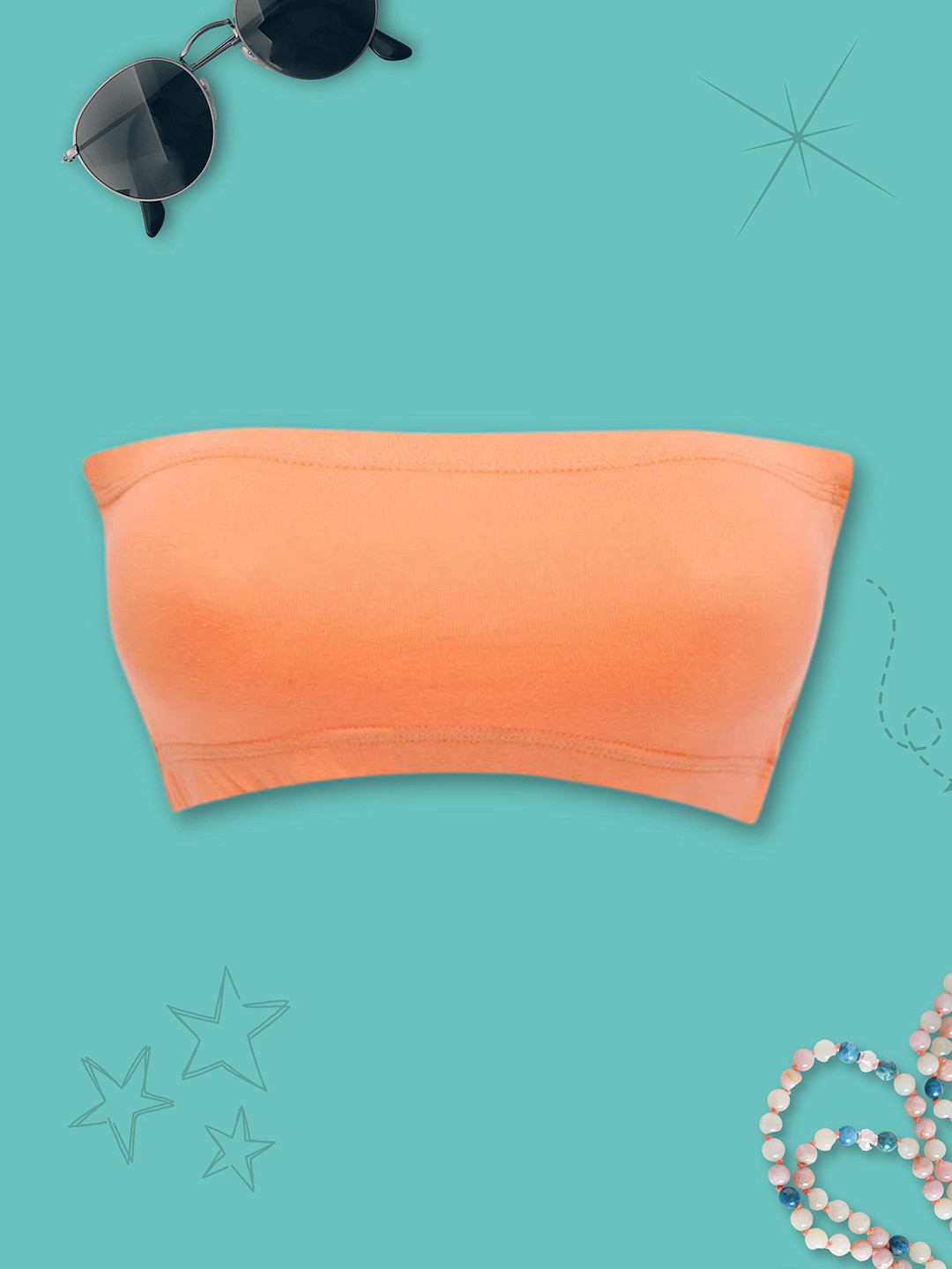 Girls Double Layer Premium Cotton Non-Wired Non Padded Beginners Bra DCBRJU7800/xxxs