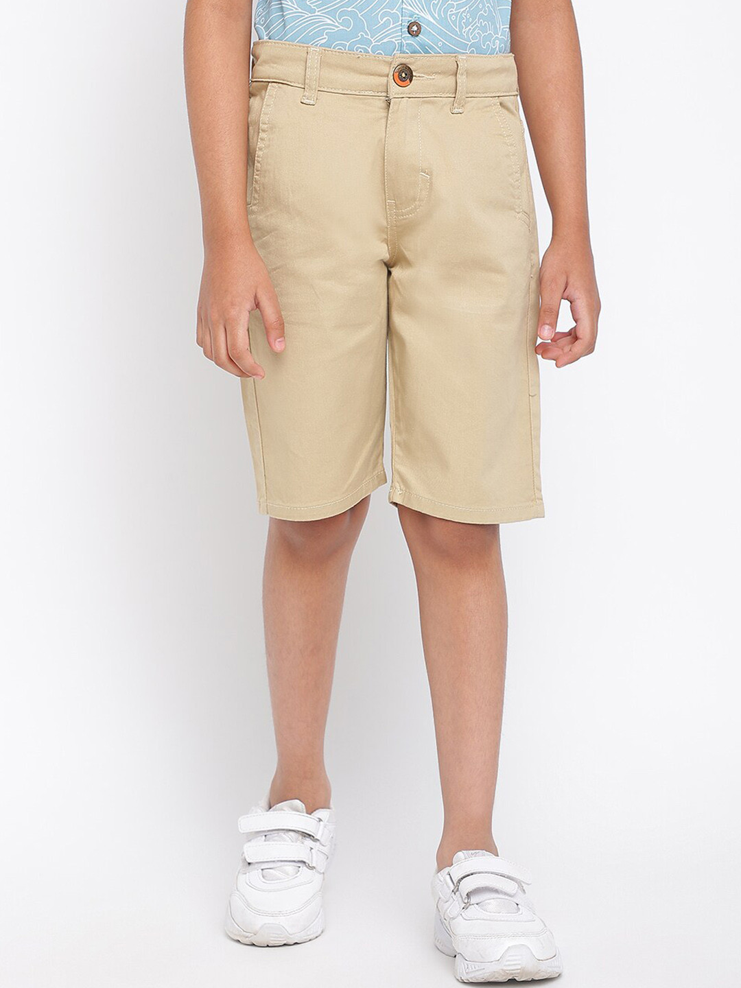 TALES & STORIES Boys Khaki Chino Shorts