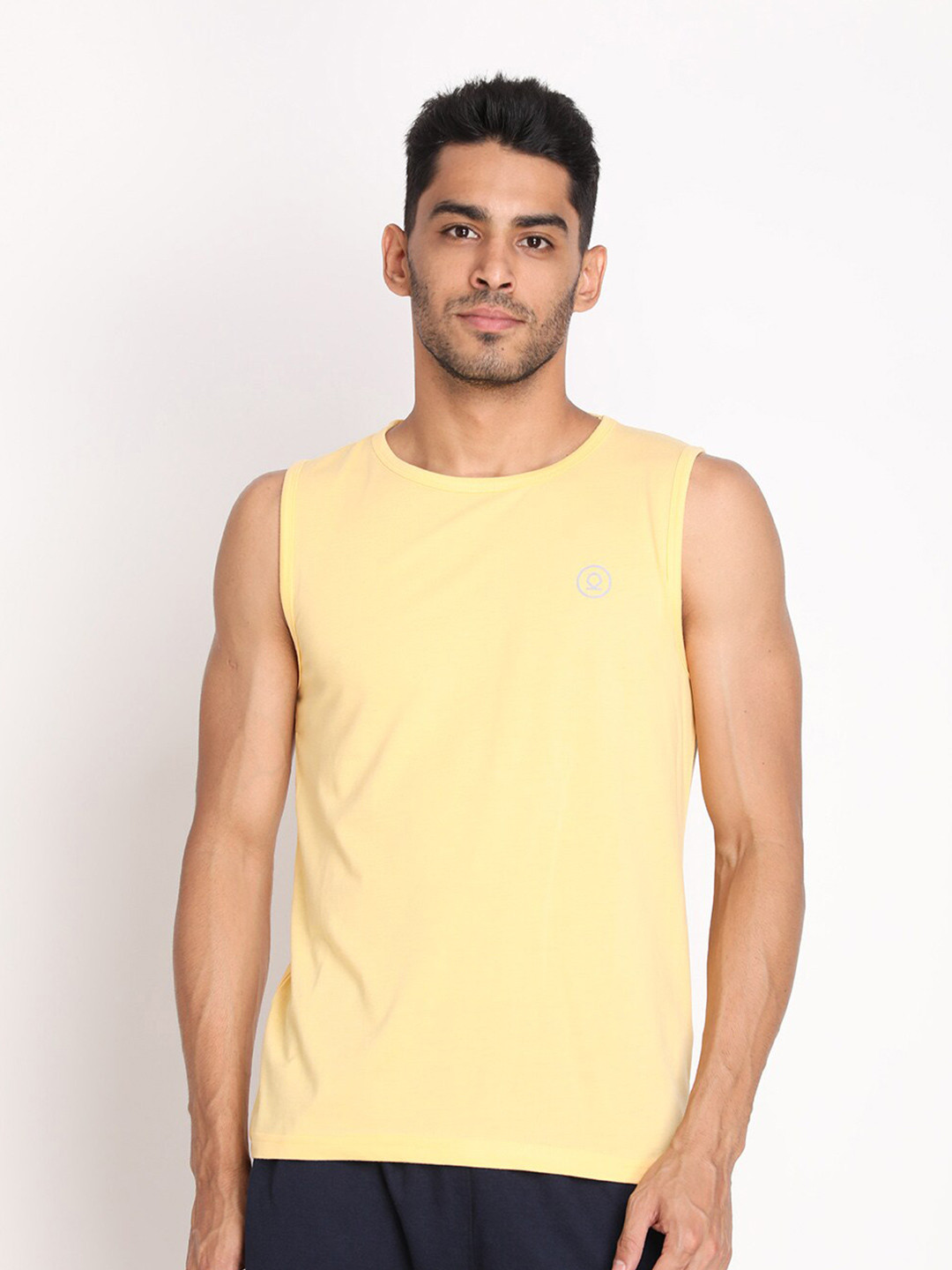 Chkokko Men Yellow T-shirt