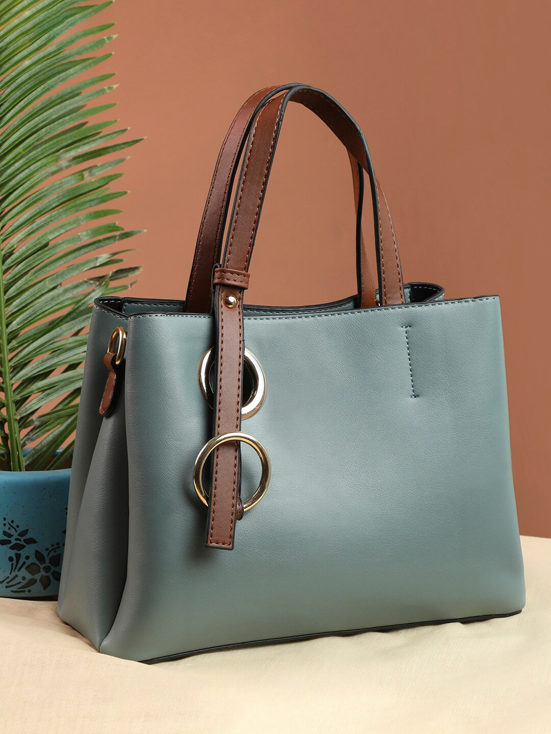 HAUTE SAUCE  Multicoloured PU Structured Handheld Bag