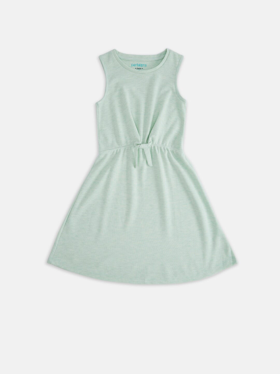Pantaloons Junior Green & pale aqua A-Line Dress