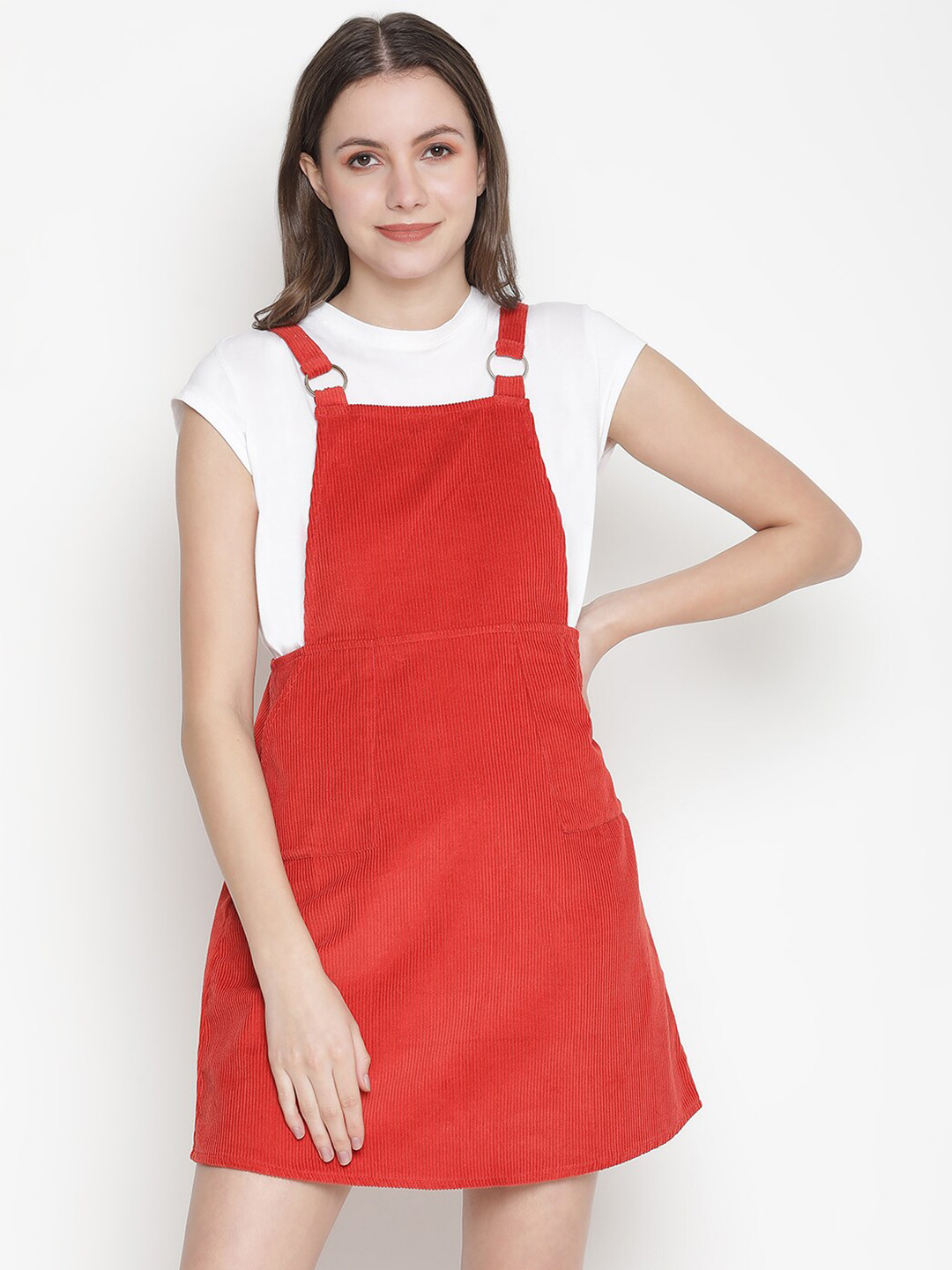 Oxolloxo Red & jasper Pinafore Dress