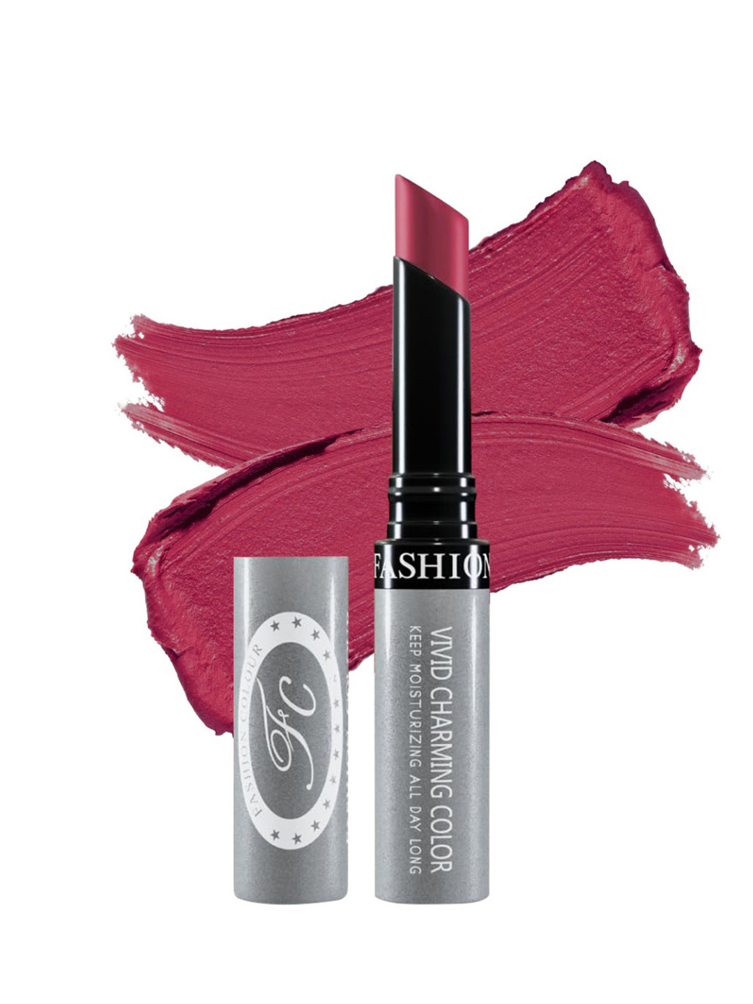 Fashion Colour Kiss Lip Vivid Charming Color No Transfer Lipstick - Purple Red 68