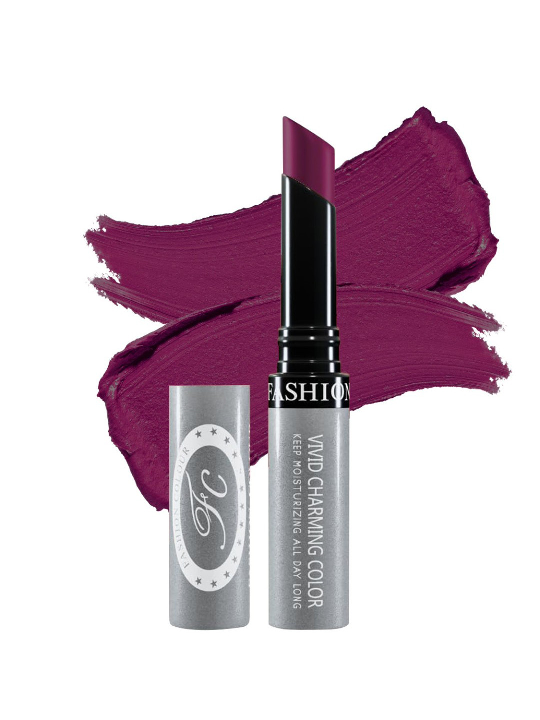 Fashion Colour Kiss Lip No Transfer Lipstick - Brown Purple 48