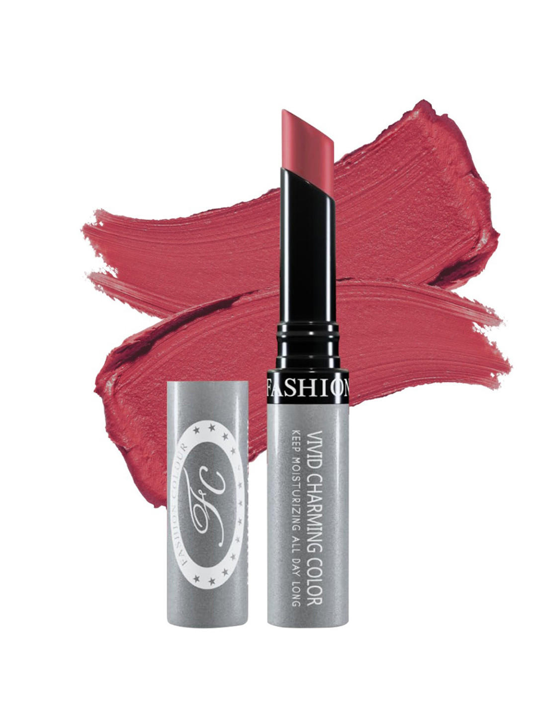Fashion Colour Kiss Lip Vivid Charming Color No Transfer Lipstick - Garnet 64
